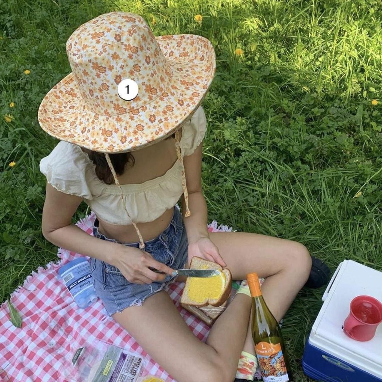 Lack of Color Lack of Color Holiday Bucket Hat in Peach Bloom Size ONE SIZE - 4 Thumbnail