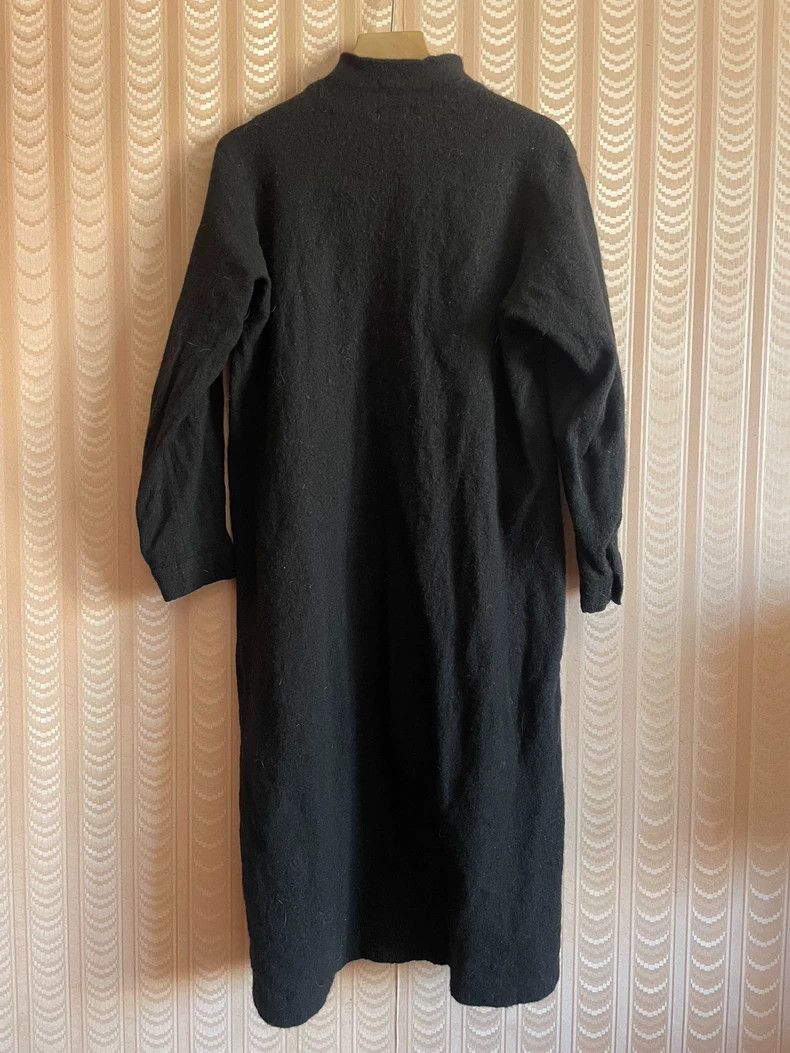 Y's Y's Black Compression Wool Dress Size ONE SIZE - 3 Thumbnail