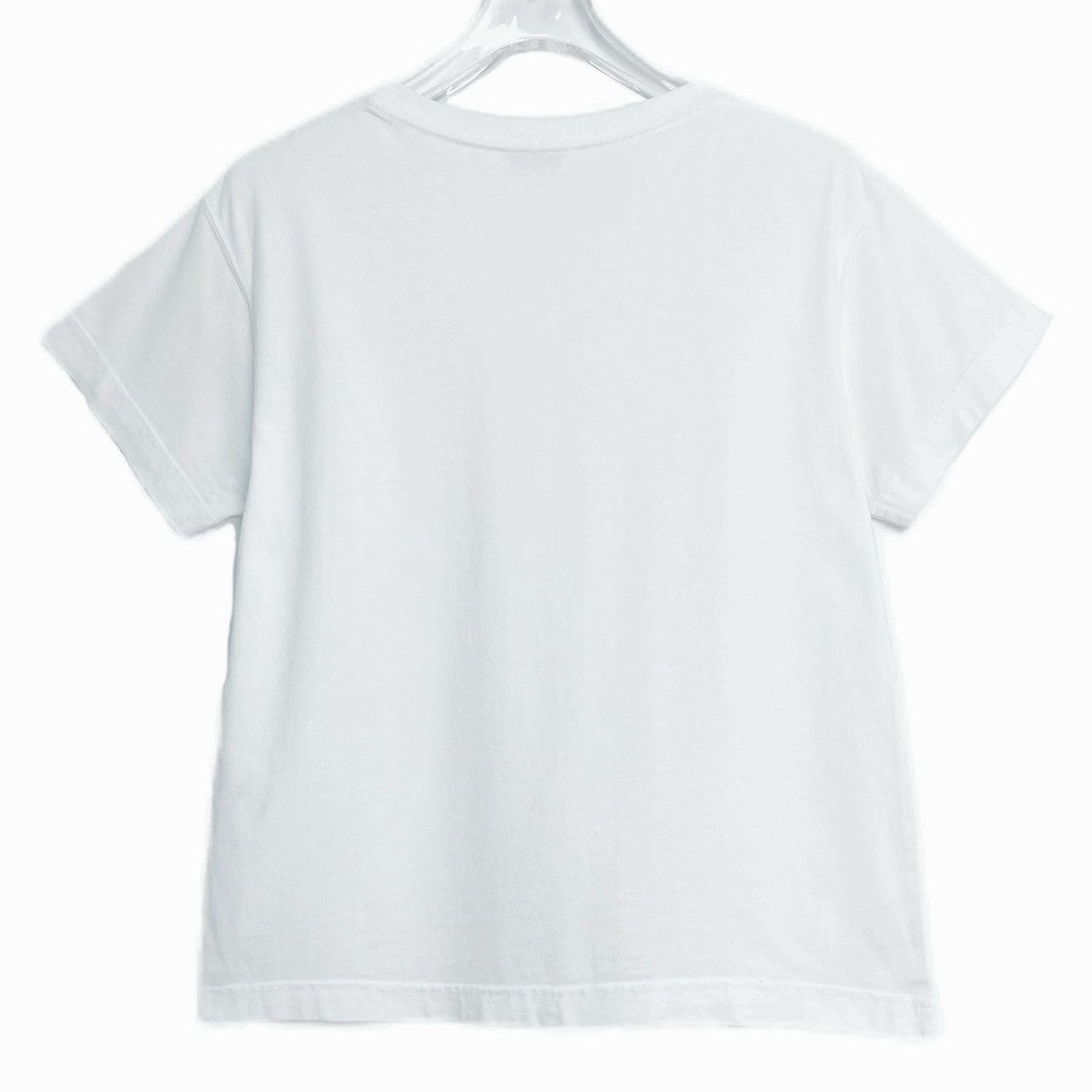 Balenciaga Balenciaga White Script Logo Short Sleeve T-shirt K26WX Size XS / US 0-2 / IT 36-38 - 2 Thumbnail