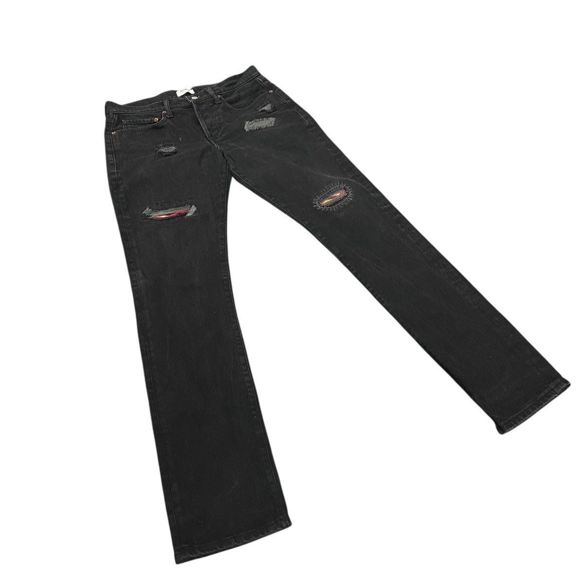 Buck Mason Buck Mason Denim Distress Size 34 Black Colour Size US 34 / EU 50 - 2 Thumbnail