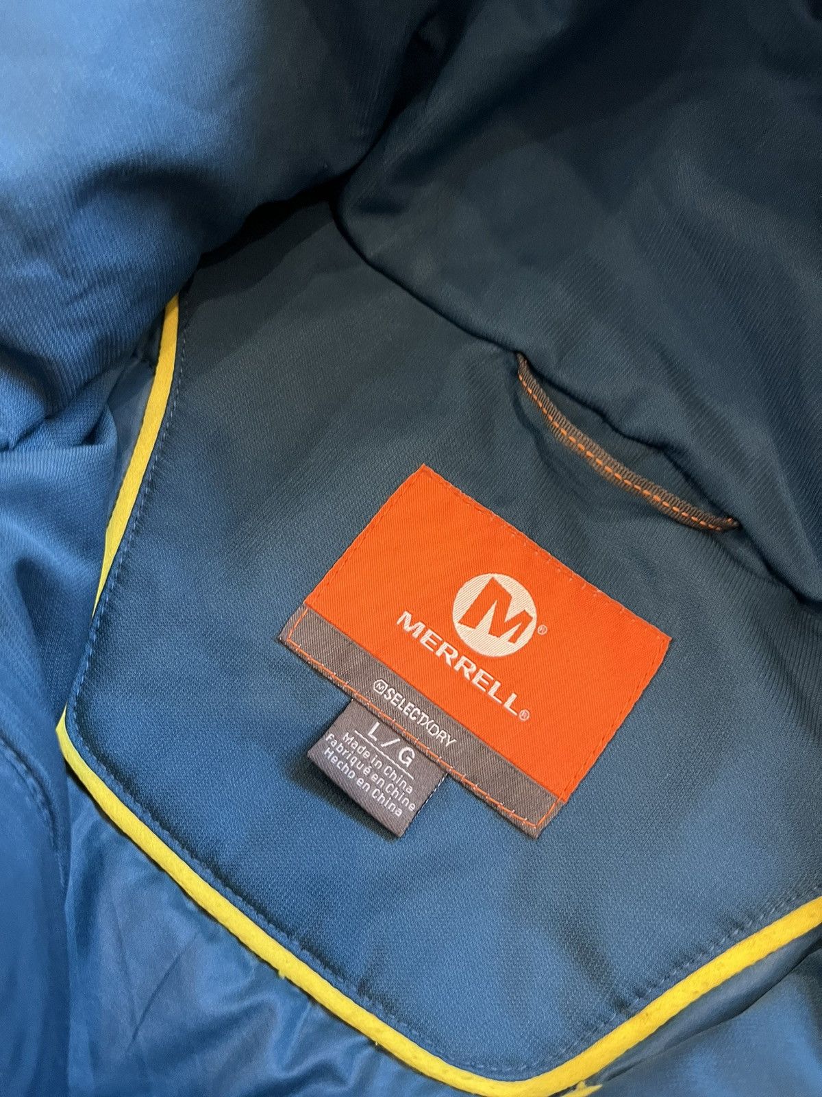 Merrell Merrell puffer jacket blue minimalistic streetwear Size US L / EU 52-54 / 3 - 18 Thumbnail