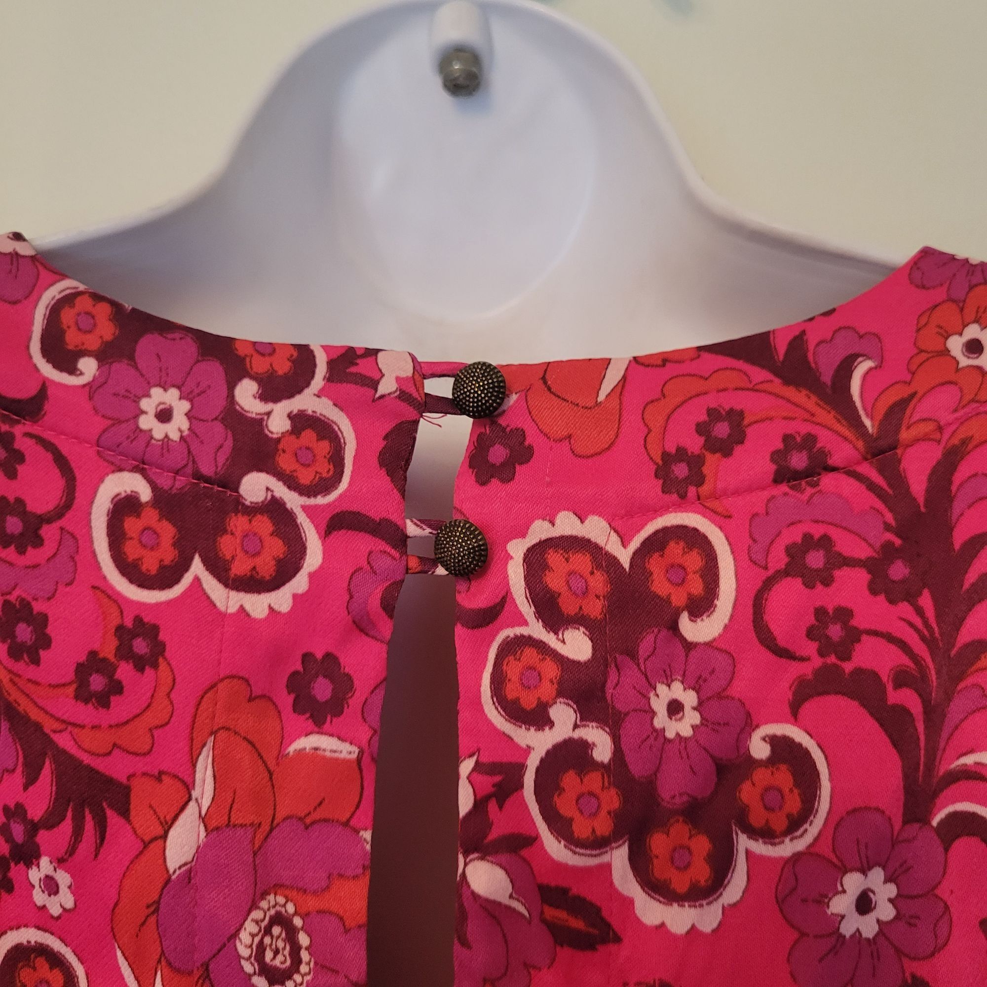 Anthropologie Maeve Anthropologie Floral Print Wrap Mini Dress XS Pink Lon Size XS / US 0-2 / IT 36-38 - 3 Thumbnail