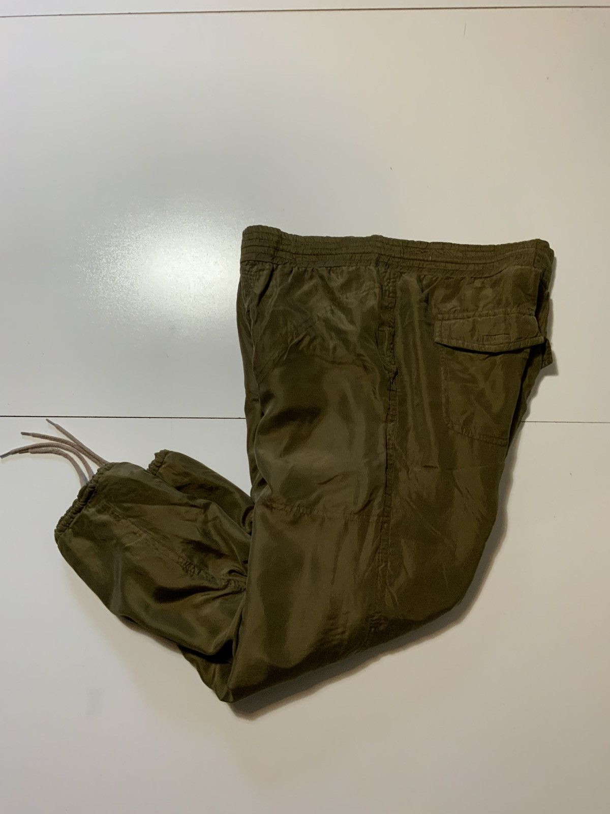 Vintage VTG 80s 90s Kriss Kross 100% Silk Windbreaker Jogger Pants Size US 36 / EU 52 - 2 Thumbnail