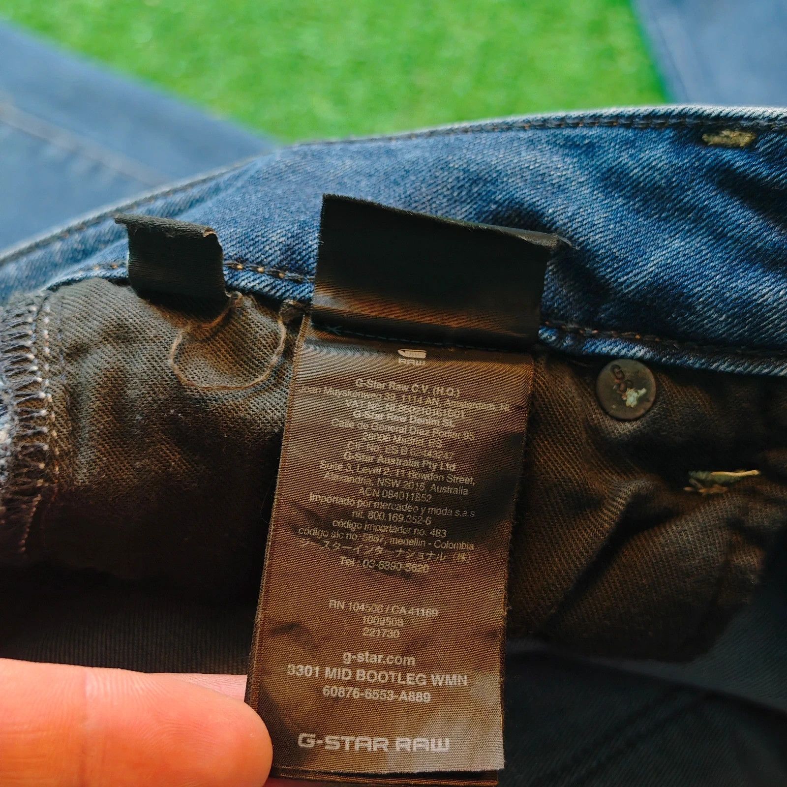 G-Star G-star Jeans Womens 28 Blue Flare 3301 Mid Bootleg Denim Size 28" / US 6 / IT 42 - 9 Thumbnail