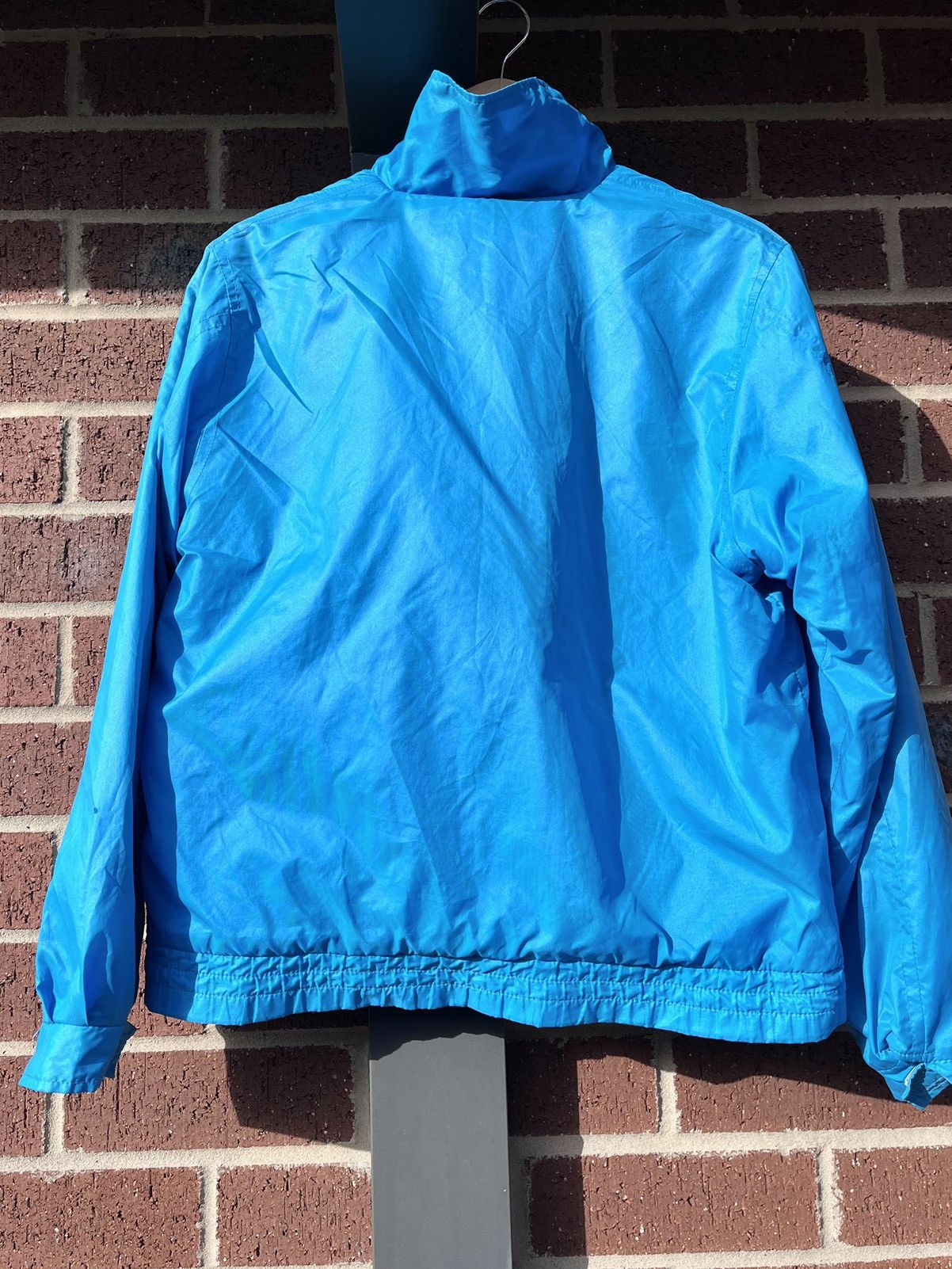 Vintage Bright Blue Vintage Bomber jacket / Parker / Windbreaker Size M / US 6-8 / IT 42-44 - 2 Thumbnail