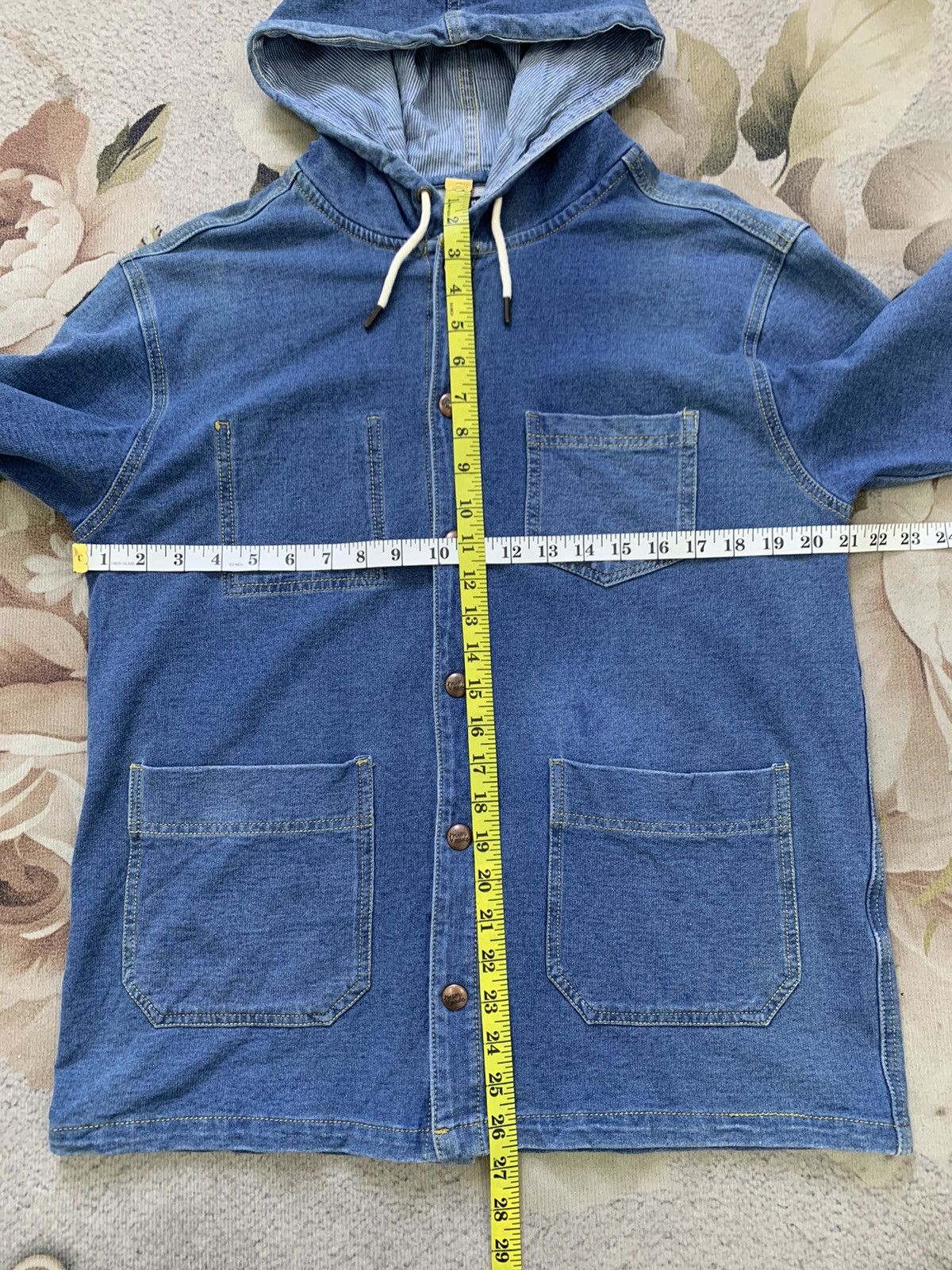 GRN Grn Tokyo Japan Jacket Hooded Union Made Buttons Size US L / EU 52-54 / 3 - 12 Thumbnail