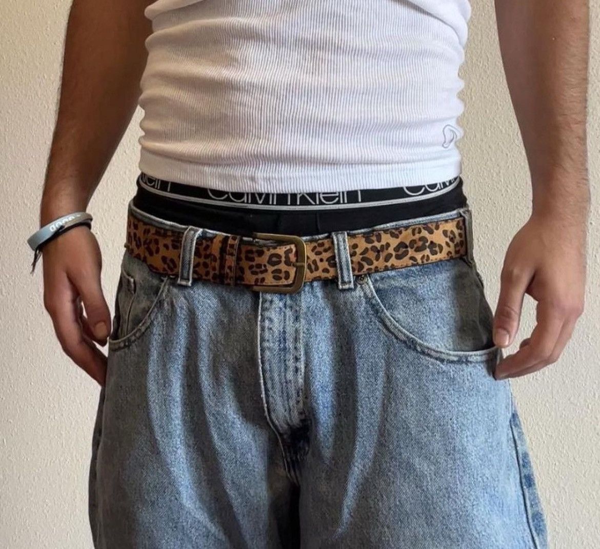 Other 2000s leopard cheetah print belt Size 32 - 1 Thumbnail
