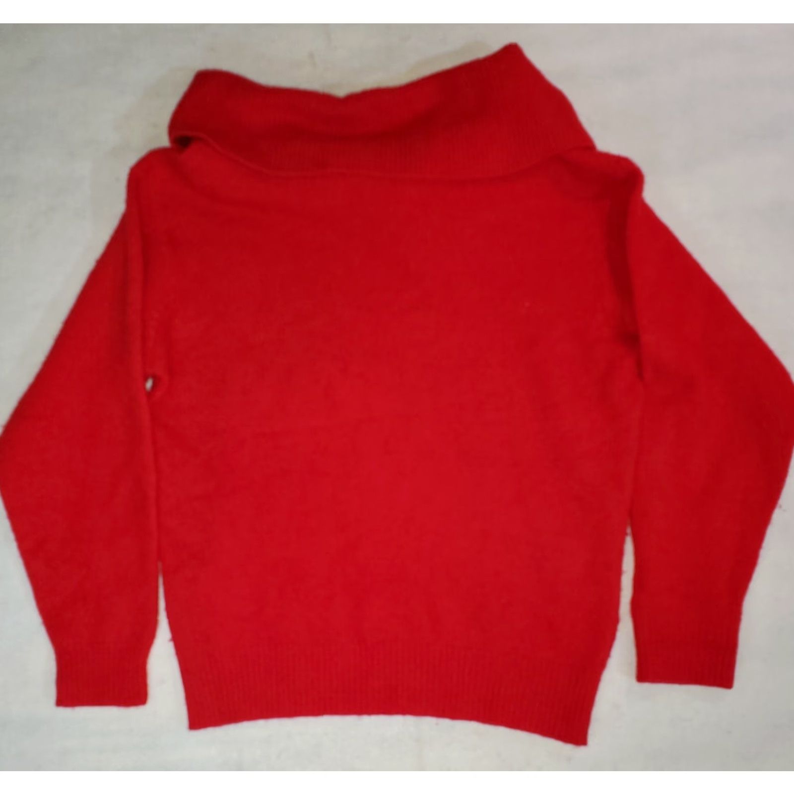 Vintage VINTAGE Checkmate Sweater Womens Size M 100% Lambs Wool Red 80s 100% Lambs Wool EUC Hong Kong Size M / US 6-8 / IT 42-44 - 4 Thumbnail