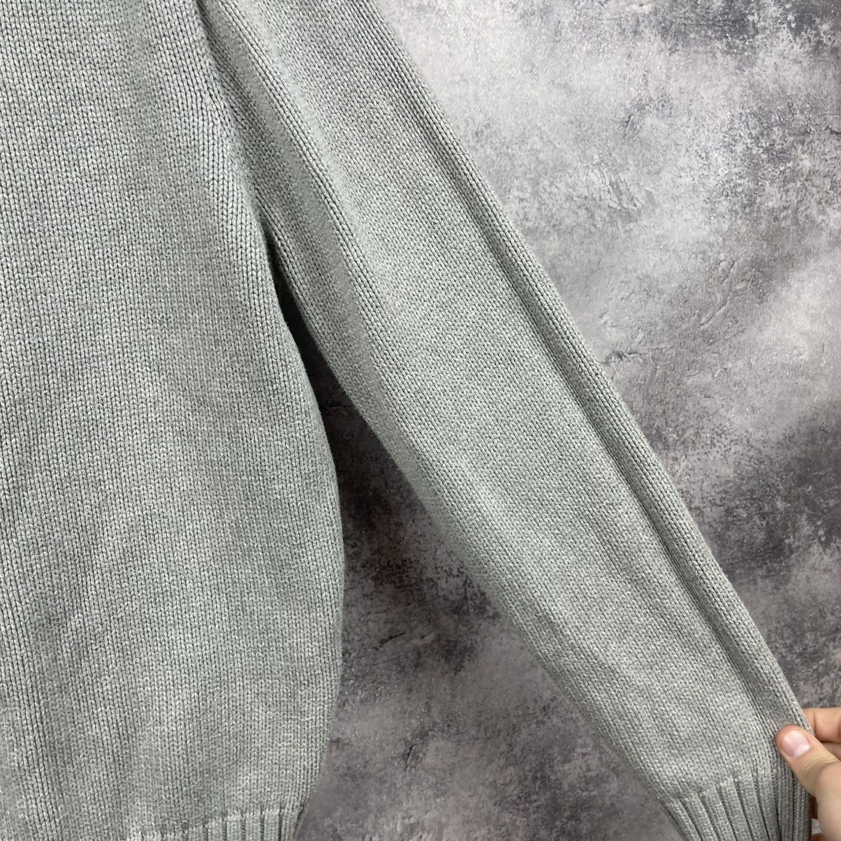 Polo Ralph Lauren Vintage Polo Ralph Lauren Sweater Gray Knit Cotton Size US M / EU 48-50 / 2 - 20 Thumbnail