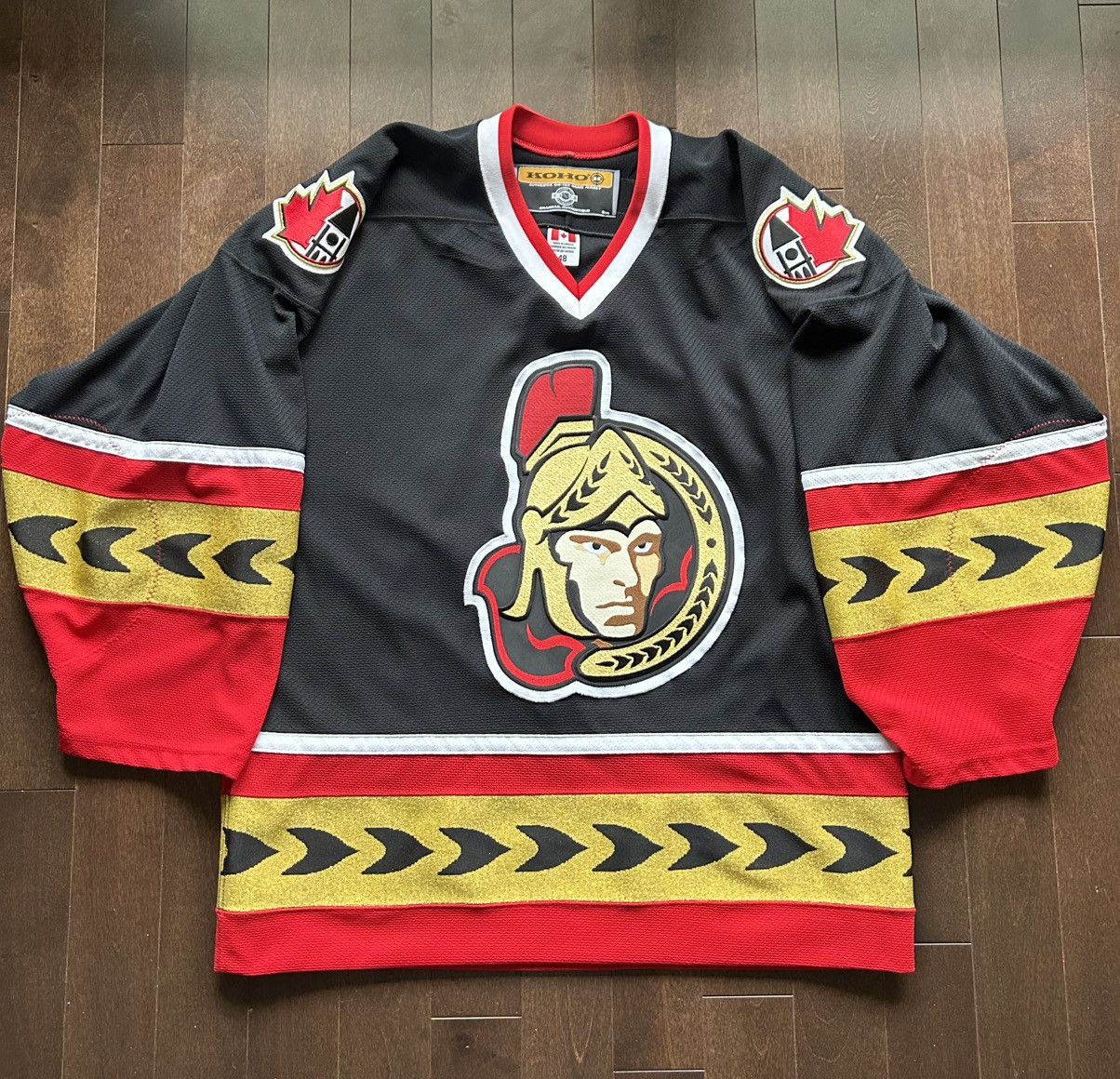 Koho Ottawa Senators Vintage Koho NHL Official Alternate Jersey Size US L / EU 52-54 / 3 - 1 Thumbnail
