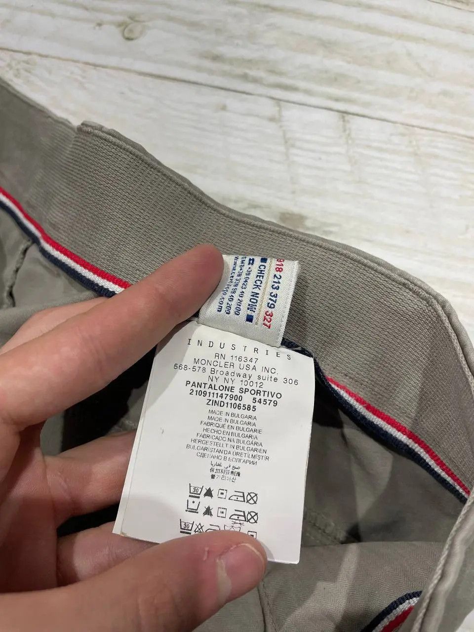 Moncler Vintage Moncler Pantalone Sportivo Cargo Pants Pocket Size US 30 / EU 46 - 13 Thumbnail