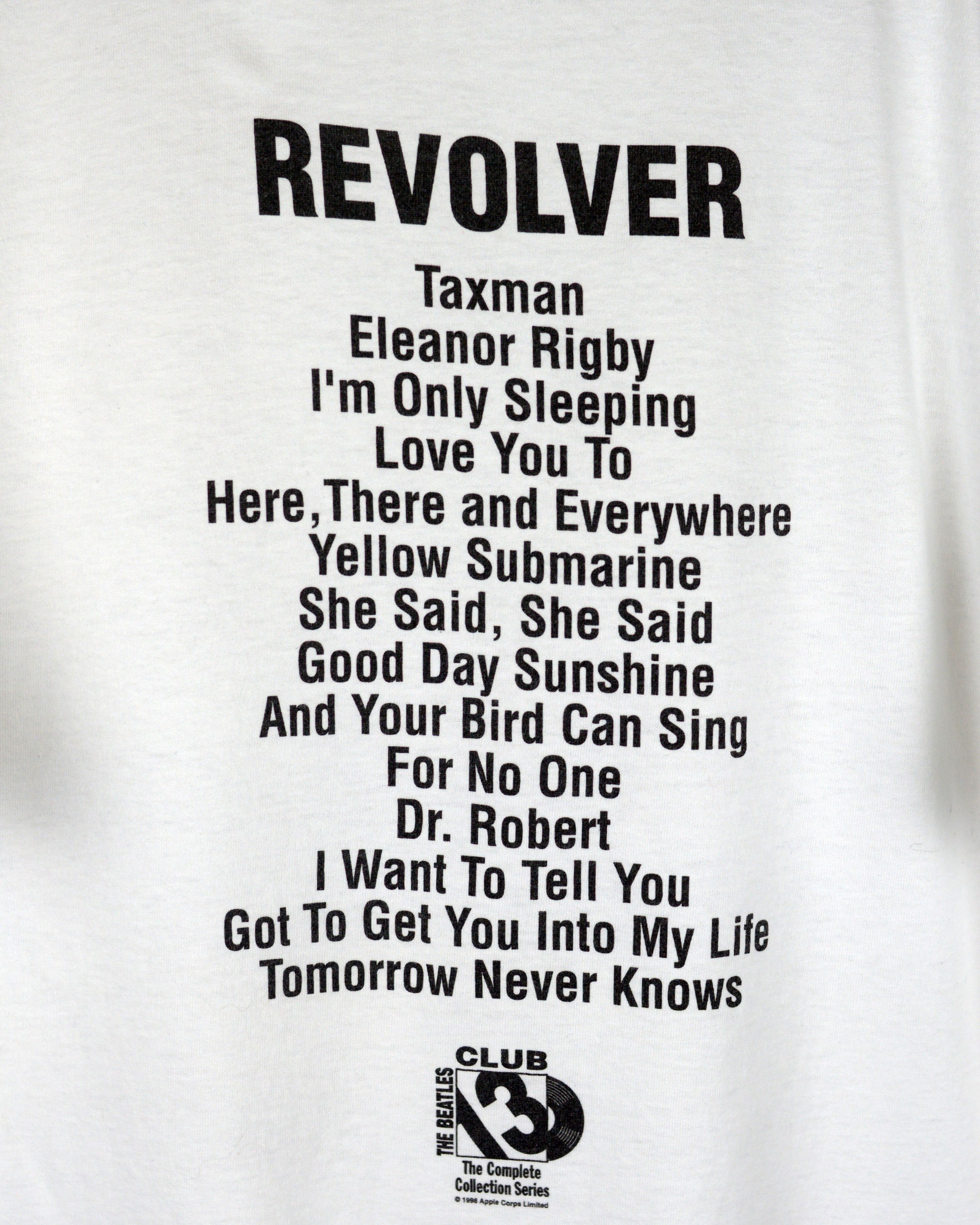 Band Tees × Vintage Vintage The Beatles Revolver 90s t shirt Size US L / EU 52-54 / 3 - 5 Thumbnail