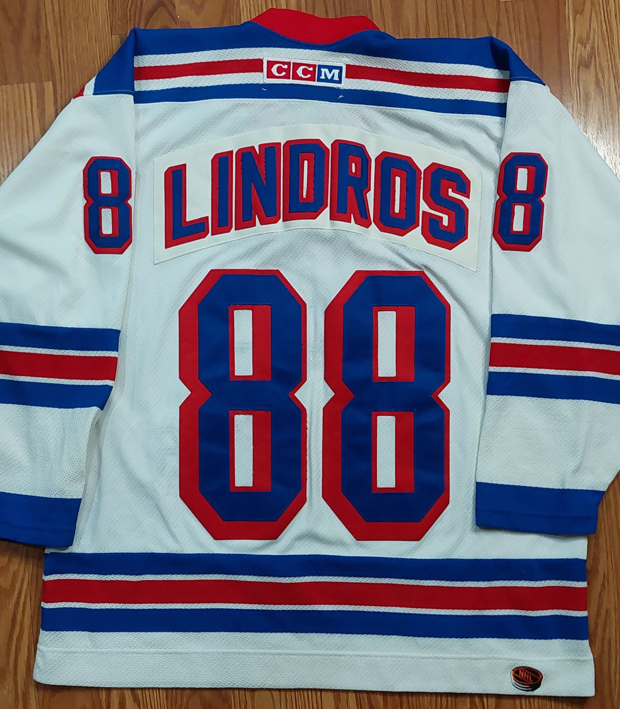 Ccm Authentic New York Rangers Eric Lindros CCM Replica Jersey Size US XL / EU 56 / 4 - 15 Thumbnail