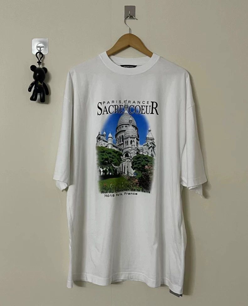 Balenciaga Balenciaga Sacré-Cœur Church Short Sleeve Size US S / EU 44-46 / 1 - 1 Thumbnail
