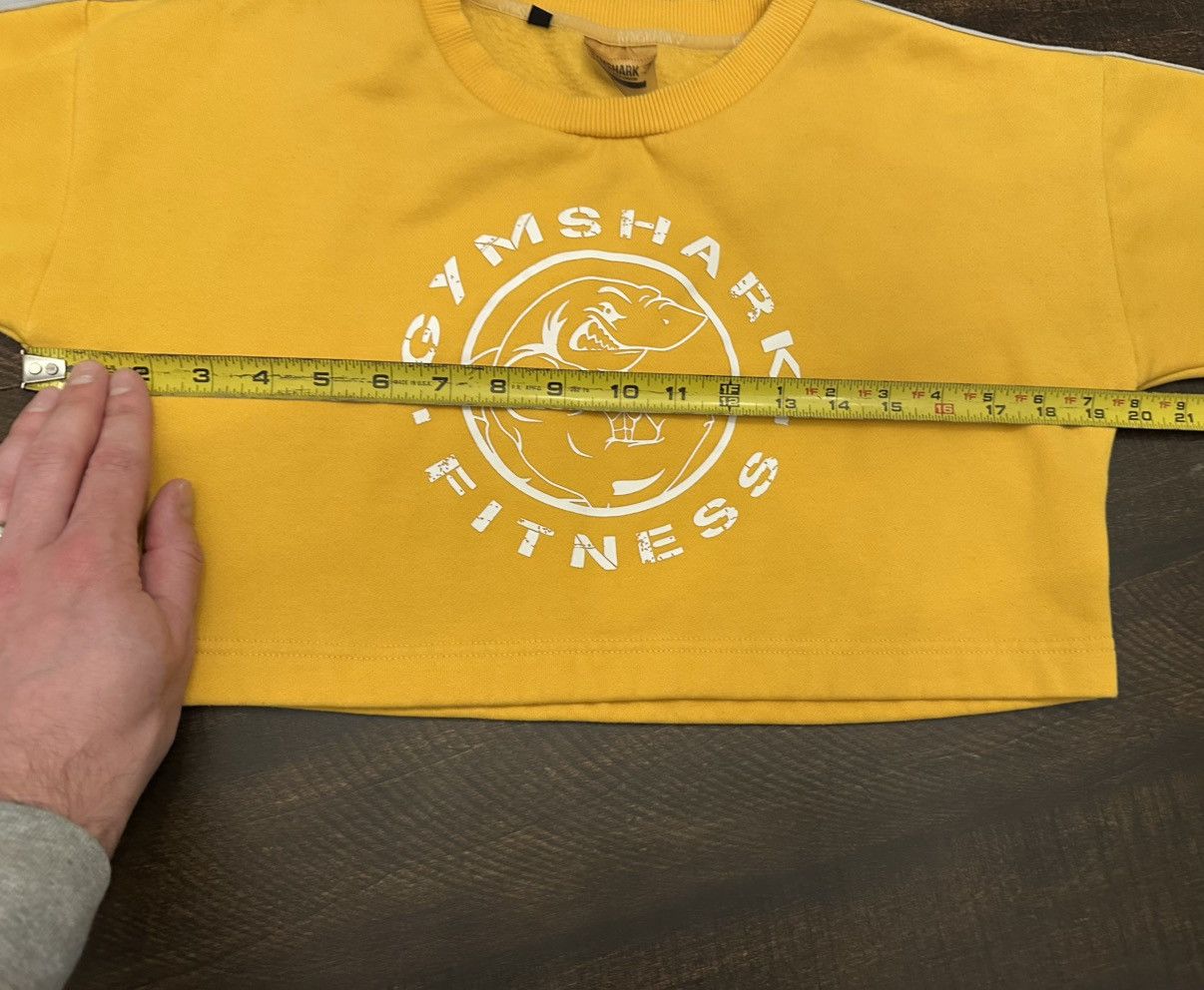 Gymshark Gymshark Women Yellow Legacy Cropped Pullover Sweater Size S Size S / US 4 / IT 40 - 6 Thumbnail