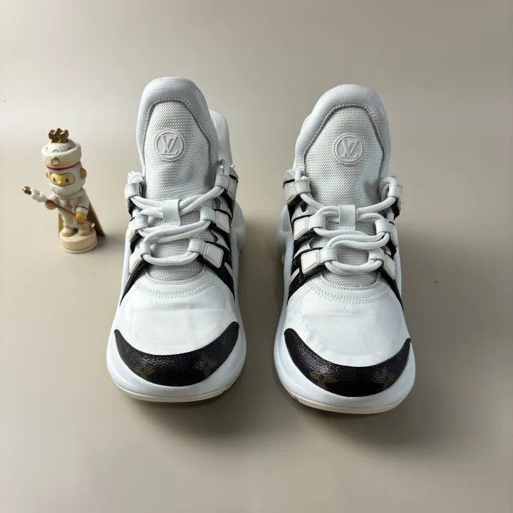 Louis Vuitton Louis Vuitton Thick Sole High-Top Sneakers -2508 Size US 6.5 / EU 39-40 - 2 Thumbnail