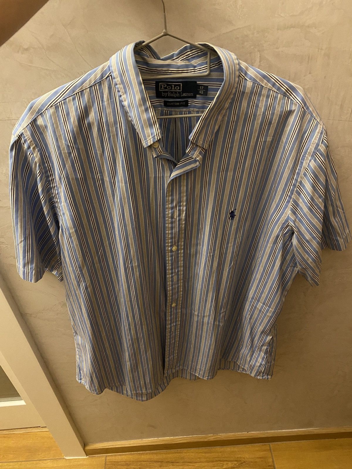 Ralph Lauren × Vintage Vintage Ralph lauren stripped shirt button up Size US XL / EU 56 / 4 - 1 Thumbnail