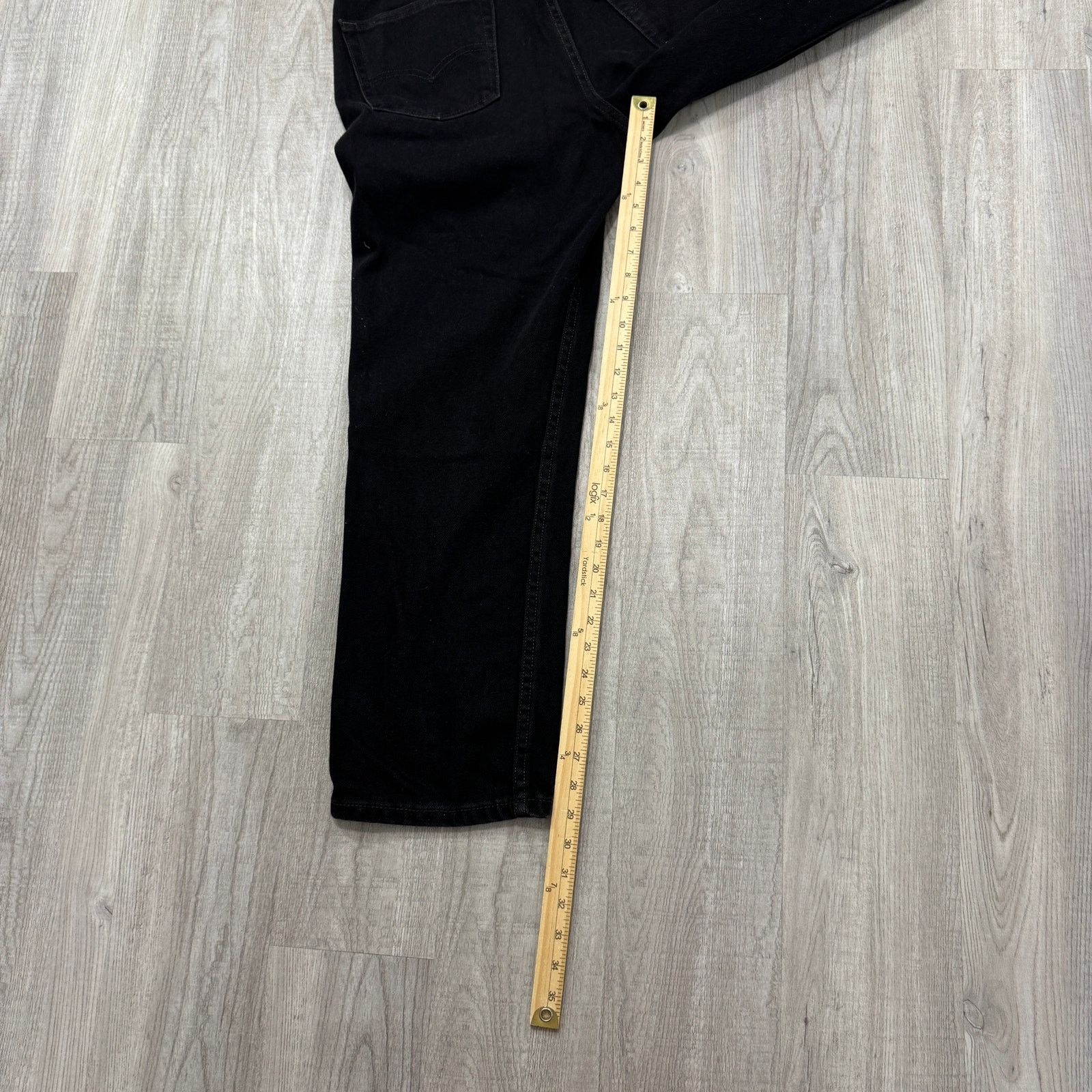 Levi's Levis 550 Relaxed Fit Jeans Men's 34 x 30 Black Denim Cowboy Size US 34 / EU 50 - 7 Thumbnail