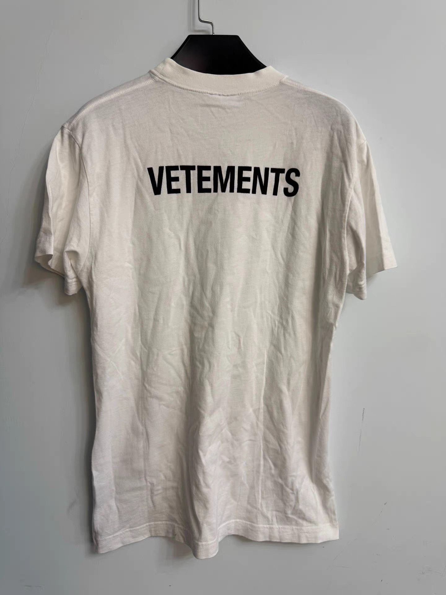 Vetements Vetements vintage classic white Staff short-sleeve T-shirt Size US M / EU 48-50 / 2 - 1 Thumbnail