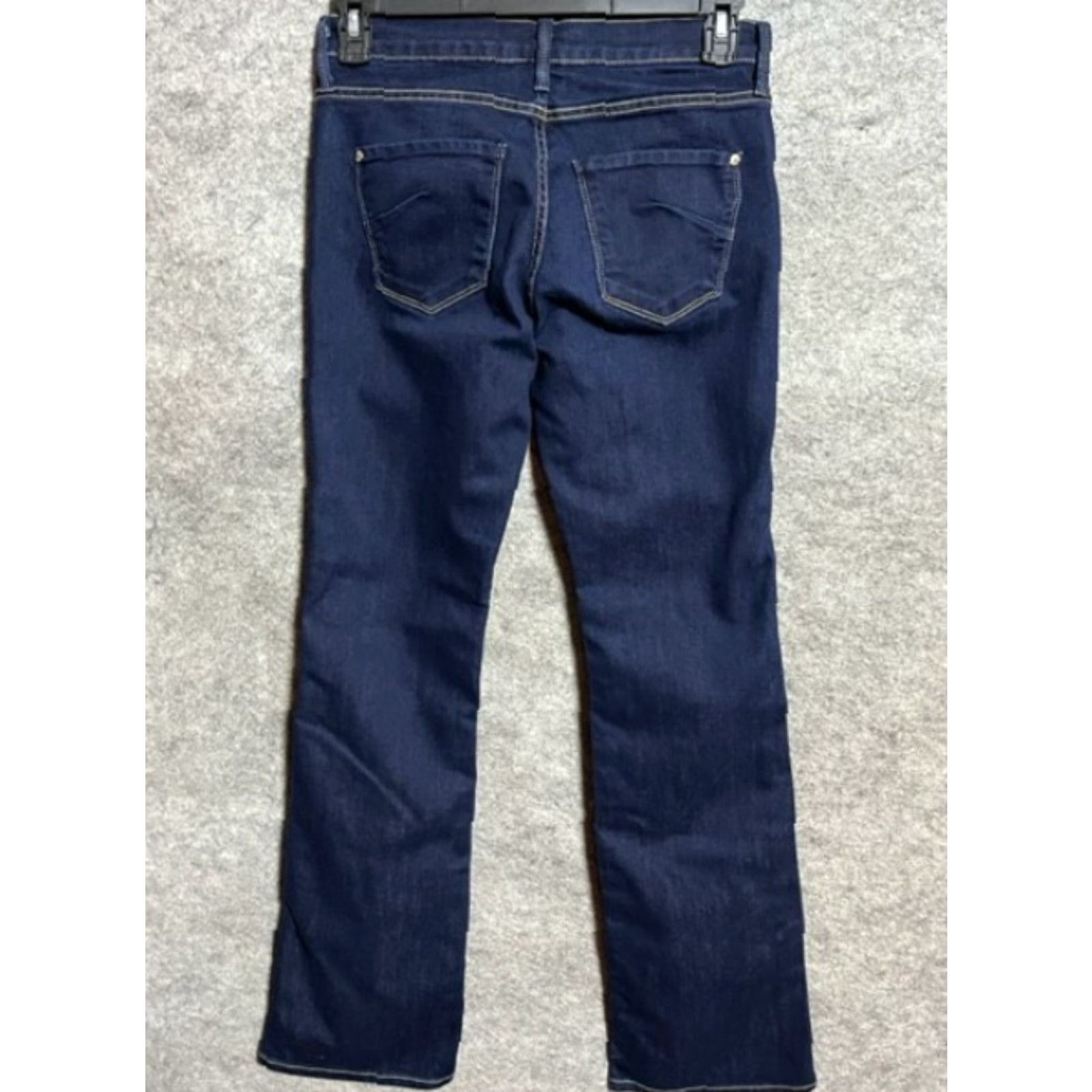 Denime James Jeans Womens 29 Hector Low Rise Bootcut Dark Wash Denim Stretch Blue Jeans Size 29" - 2 Thumbnail