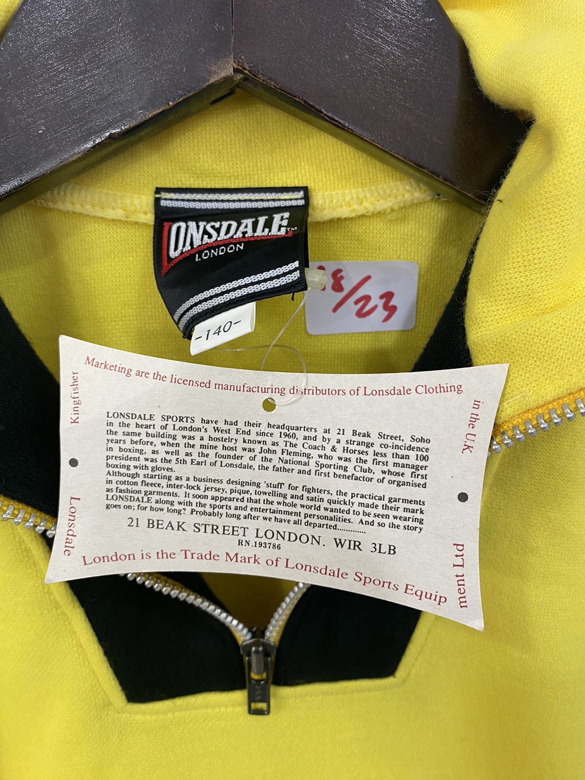 Vintage 💥VINTAGE LONSDALE London Sports equipment rare sweater Size US S / EU 44-46 / 1 - 4 Thumbnail