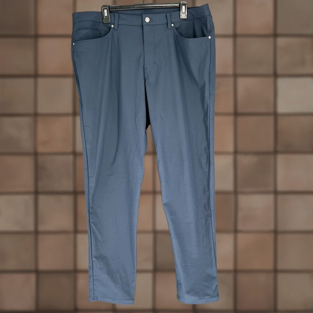 Lululemon Lululemon ABC Pant 5 Pocket Stretch Warpstreme Classic Fit Mens 38x32 Blue Size US 38 / EU 54 - 1 Thumbnail