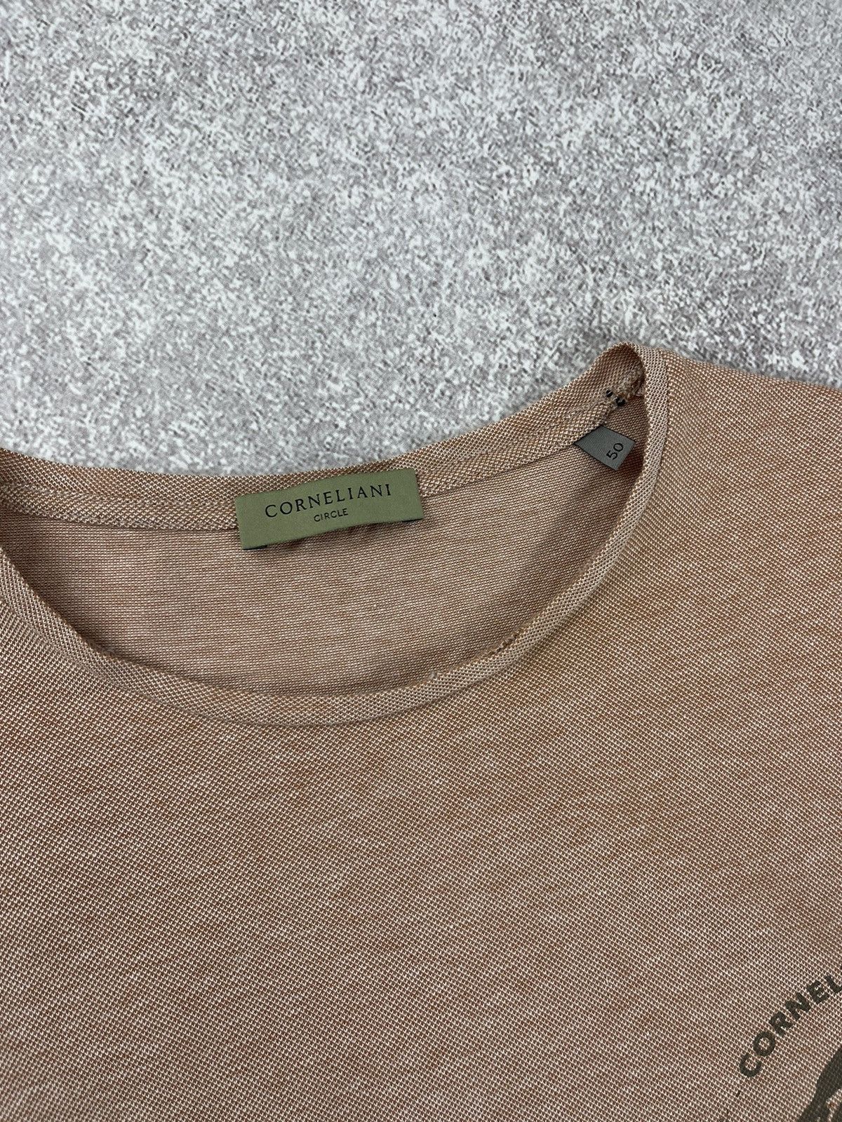 Corneliani Corneliani Circle Short Sleeve Cotton T-Shirt Size 50 Size US M / EU 48-50 / 2 - 5 Thumbnail