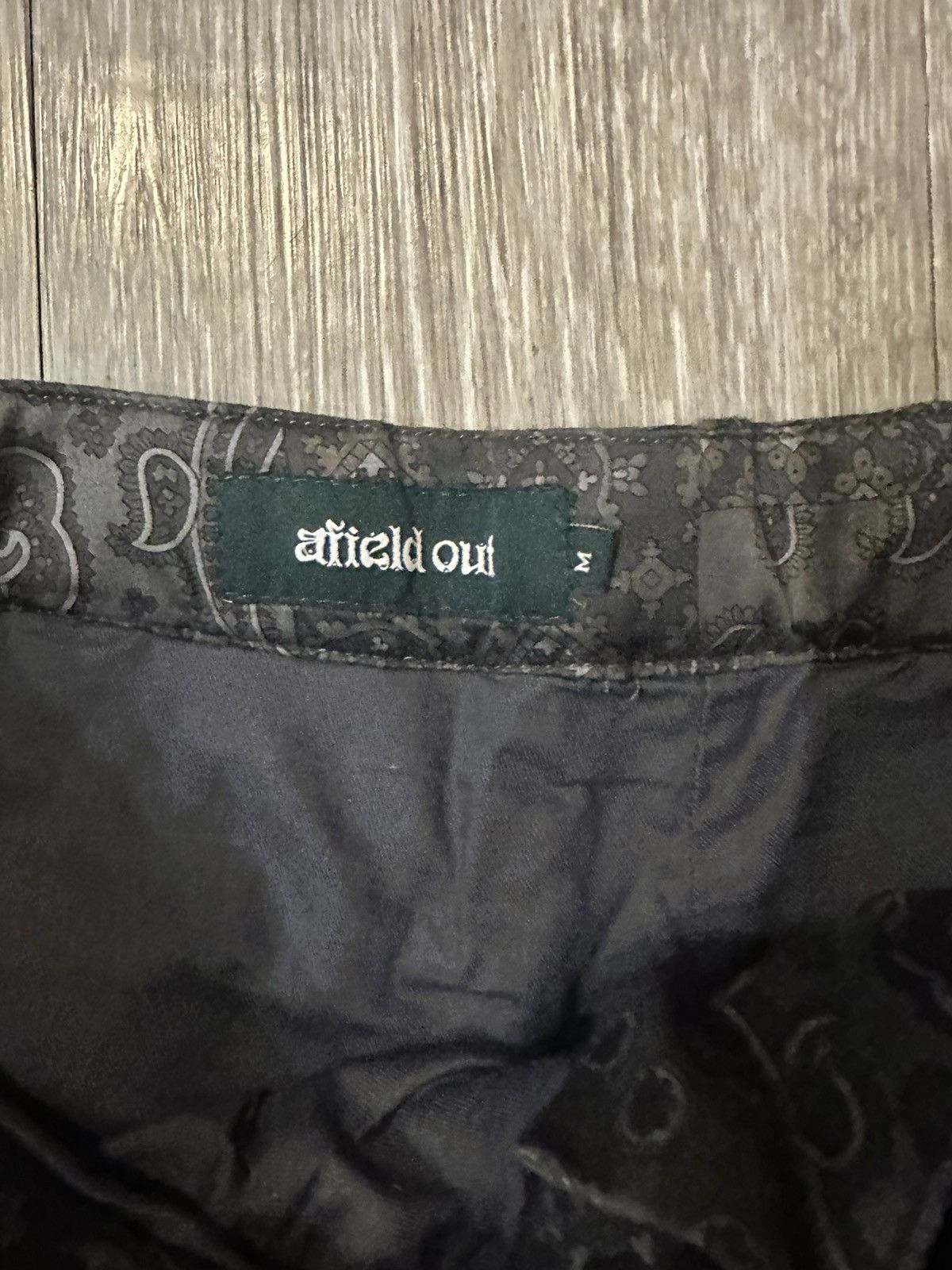 Afield Out Afield Out Green Paisley Cargo Pants Size US 32 / EU 48 - 6 Thumbnail