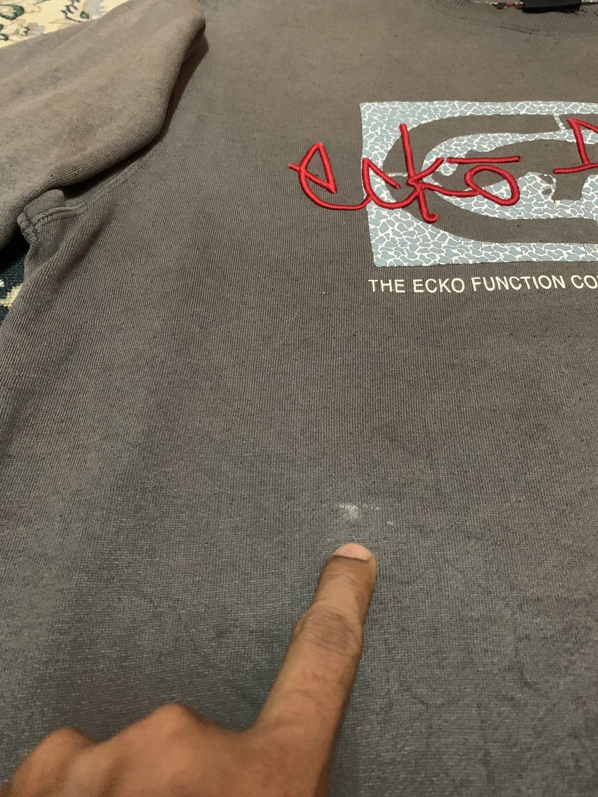 Ecko Unltd. × Japanese Brand Y2K ECKO FUNCTION SWEATSHIRT RARE DESIGN Size US L / EU 52-54 / 3 - 6 Thumbnail