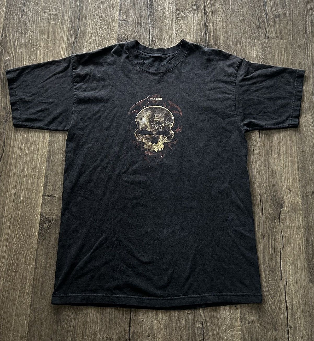 Harley Davidson Vintage Black Harley Davidson Shirt - 2004 Size US L / EU 52-54 / 3 - 1 Thumbnail