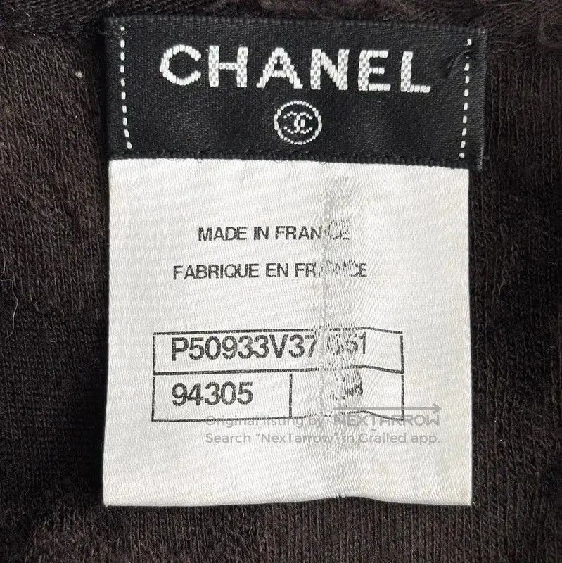 Chanel Chanel Gray Cotton Blend Dress . Size S / US 4 / IT 40 - 4 Thumbnail