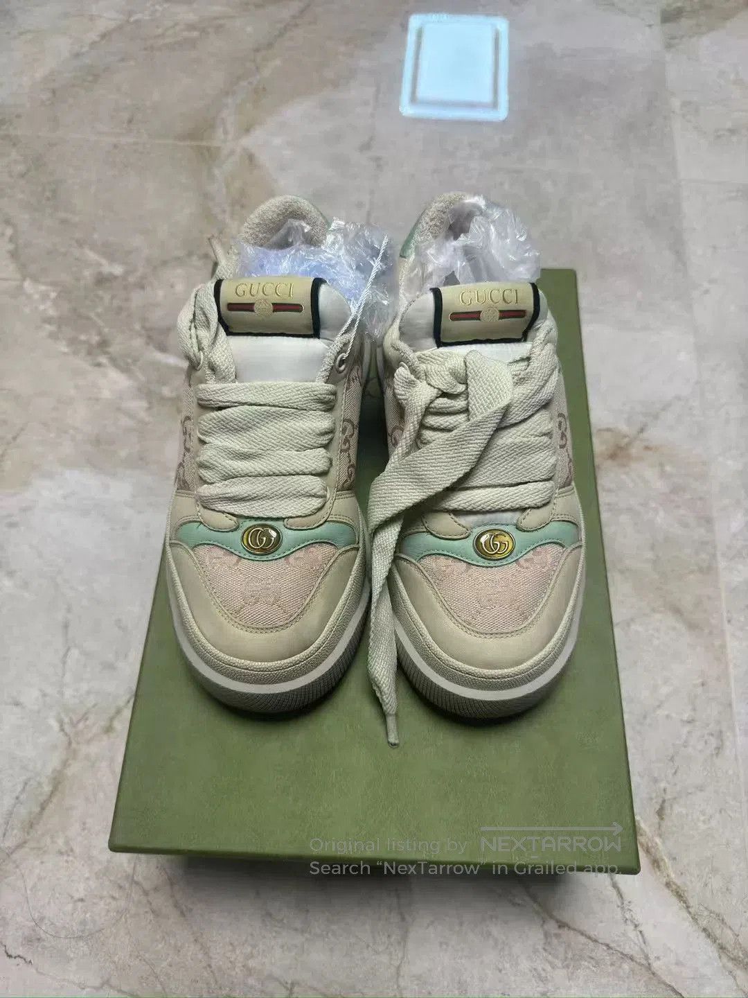 Gucci Gucci Screener White Pink. Size US 5 / IT 35 - 2 Thumbnail