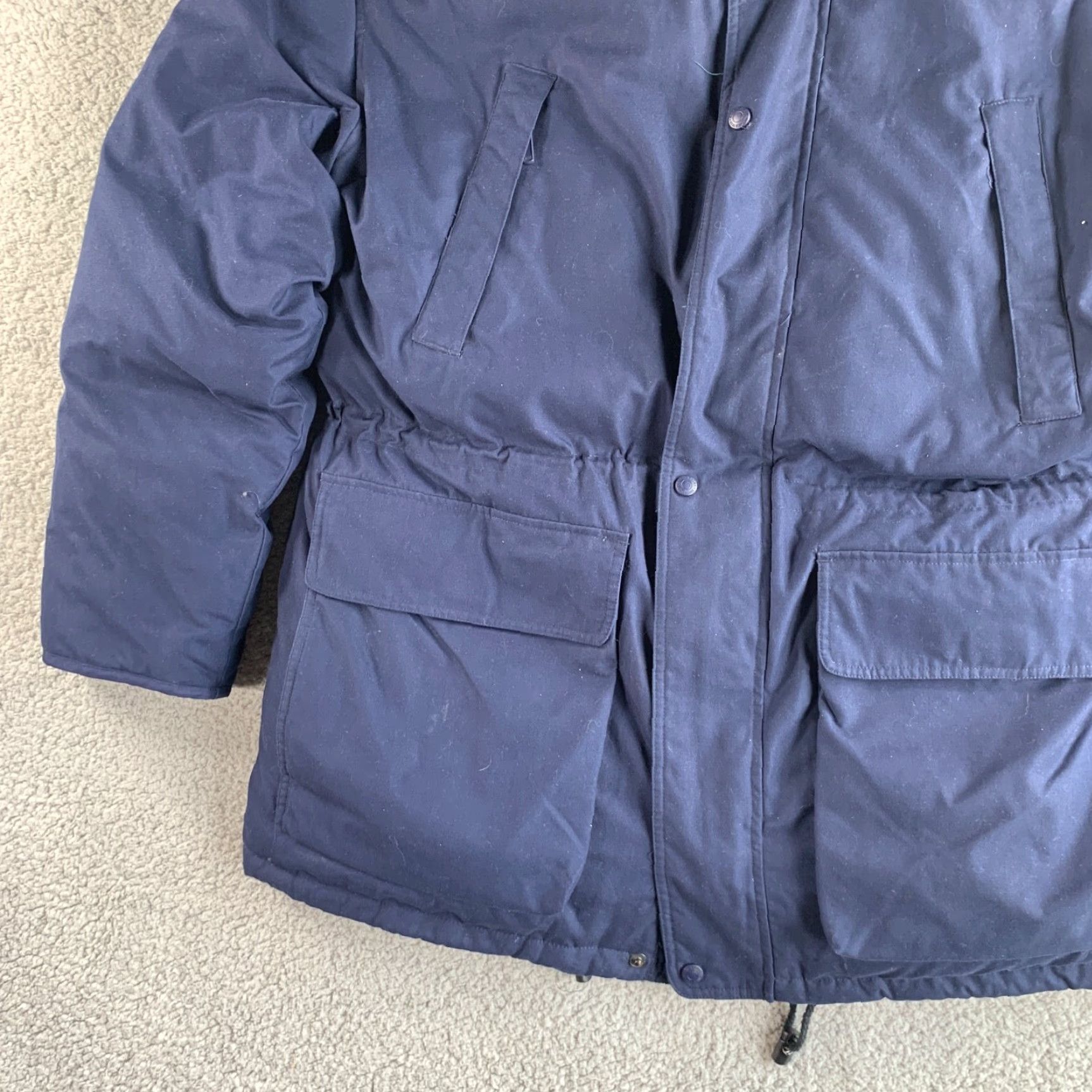 Eddie Bauer Eddie Bauer Jacket Mens Large Blue Goose Down Insulated Parka Hooded Heavy Coat Size US L / EU 52-54 / 3 - 7 Thumbnail