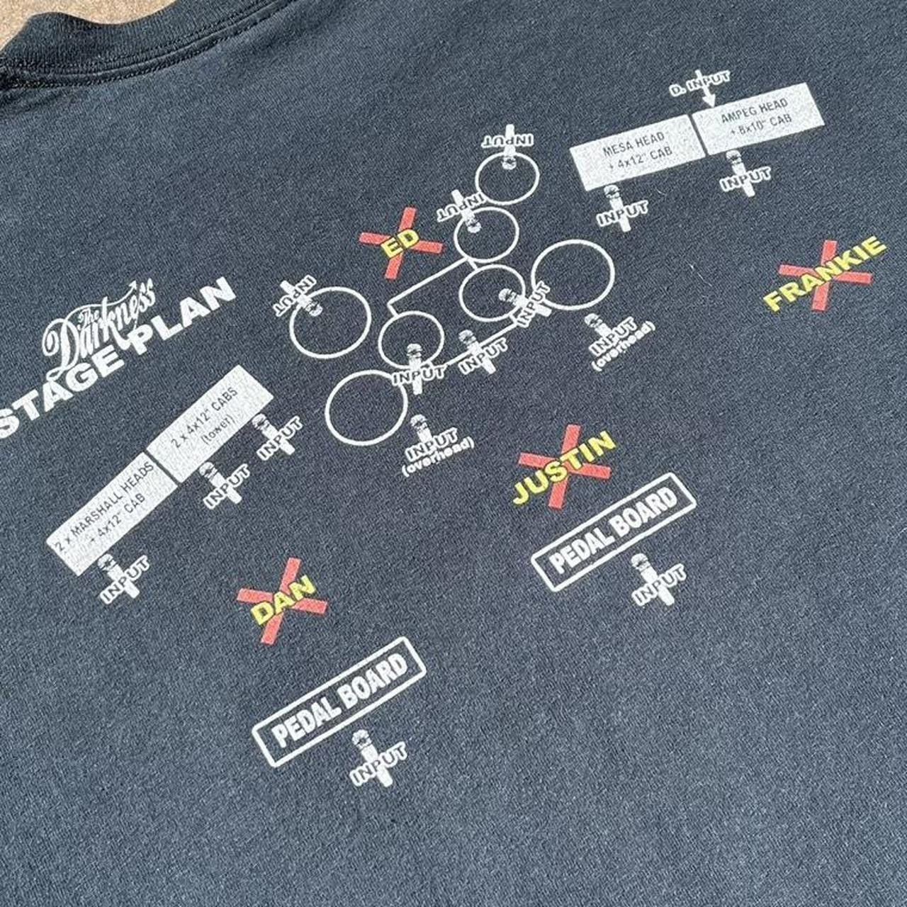Band Tees × Vintage Vintage Gildan The Darkness Band Music Tour Tshirt Size US M / EU 48-50 / 2 - 3 Thumbnail