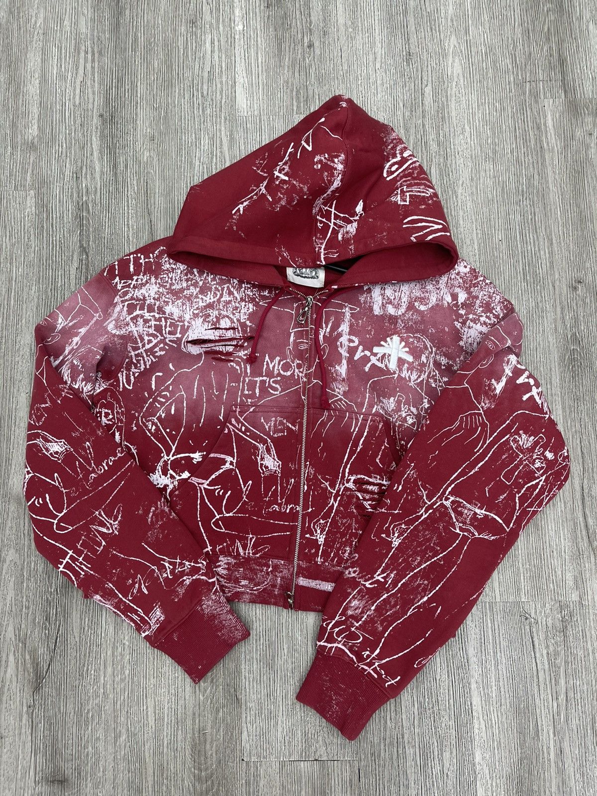 Vertabrae Vertabrae Graffiti zip up hoodie red Size US S / EU 44-46 / 1 - 1 Thumbnail