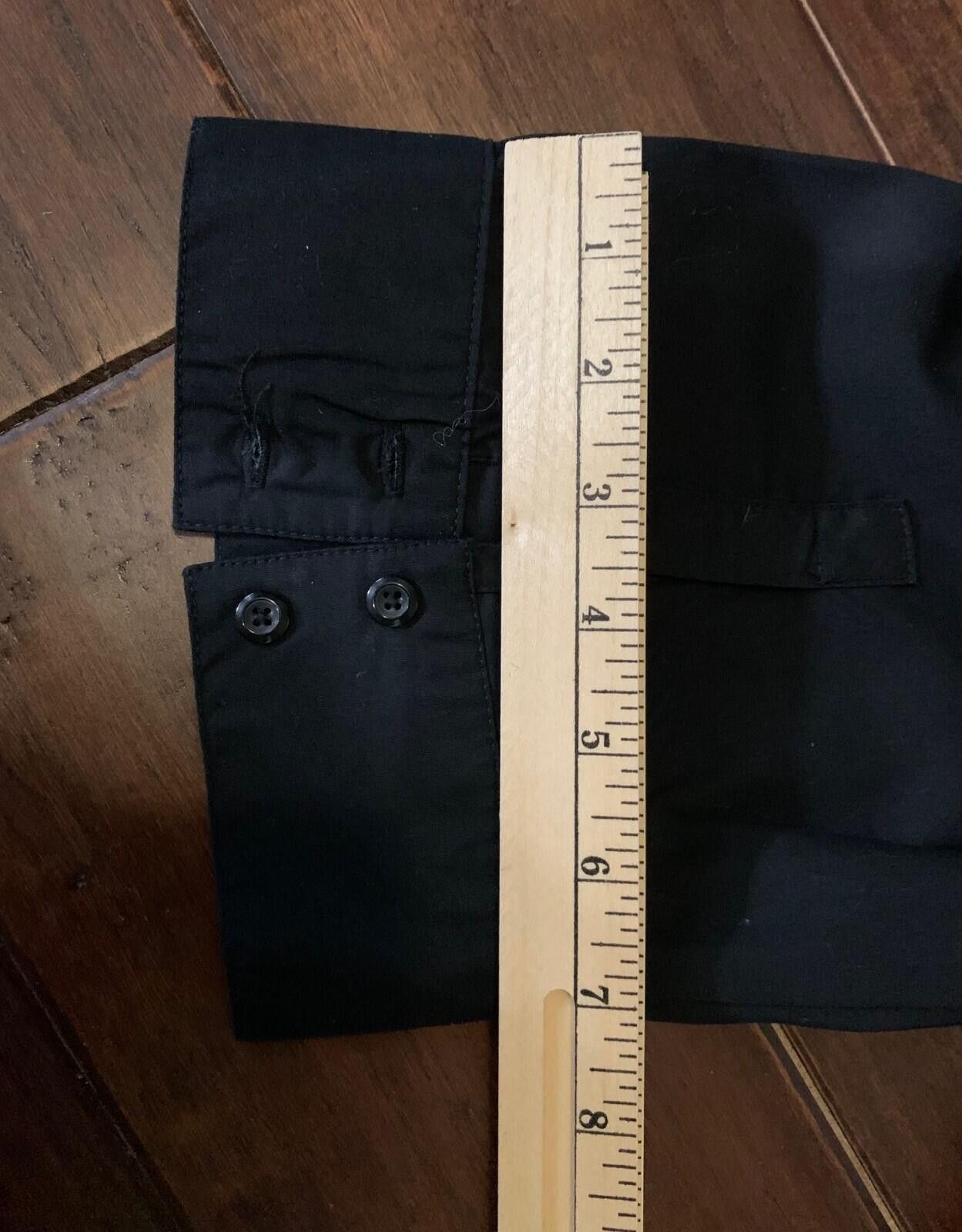 Other 28W Black Button Up Women's Plus Size 3/4 Sleeve Kate Shirt Size 4XL / US 24-26 - 5 Thumbnail