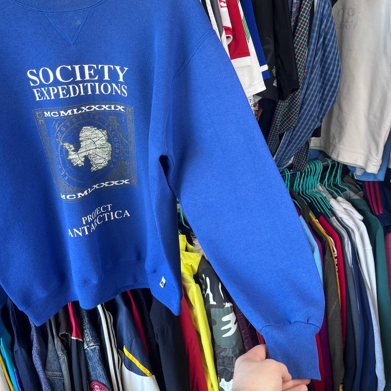 Russell Athletic Russell Athletic Society Expeditions Antarctica Sweatshirt Size US L / EU 52-54 / 3 - 6 Thumbnail