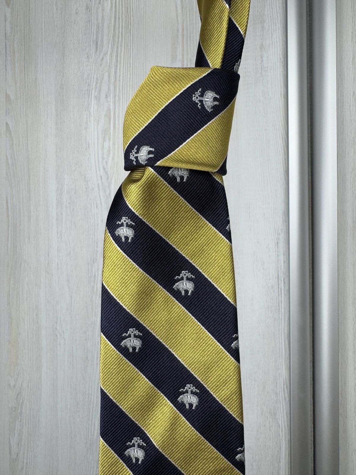 Brooks Brothers Brooks Brothers Golden Fleece Striped 100% Silk Tie Size ONE SIZE - 3 Thumbnail