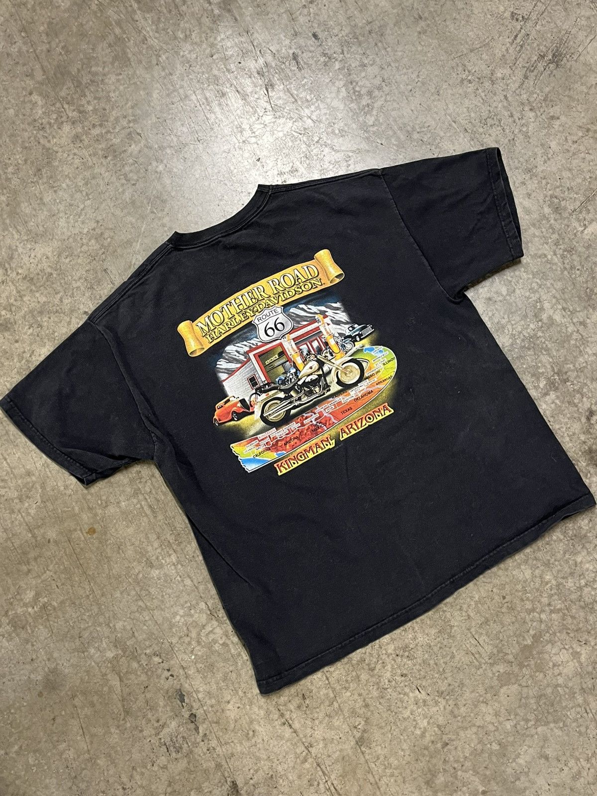 Harley Davidson × Vintage Harley Davidson vintage grunge skull tee biker skater rare Size US XL / EU 56 / 4 - 5 Thumbnail
