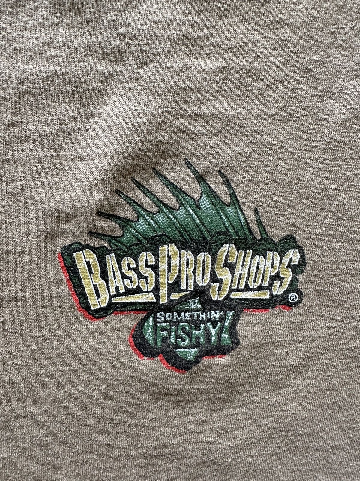 Bass Pro Shops × Vintage Vintage 2000s Bass Pro Shops Busitn Bass T Shirt Size US XL / EU 56 / 4 - 4 Thumbnail