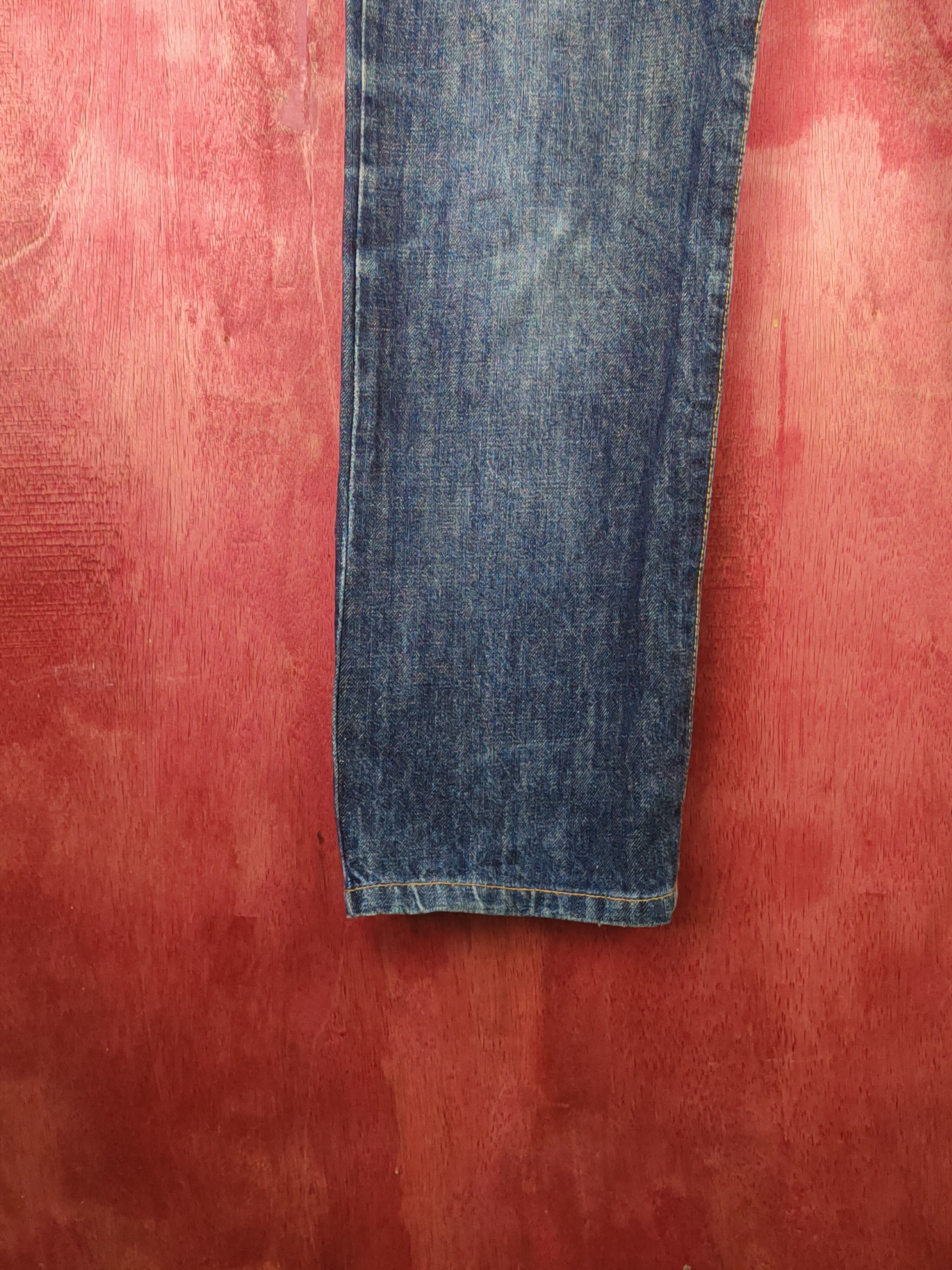Japanese Brand Japanese Brand Dark Blue Faded jeans Denim #S1548 Size US 34 / EU 50 - 4 Thumbnail