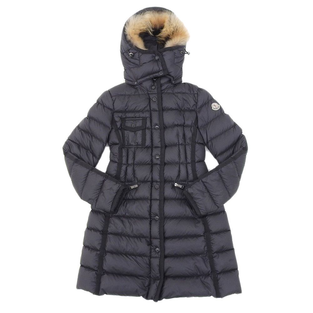 Moncler Hermifur Moncler Long Coat With Fur Hood Moncler Moncler
