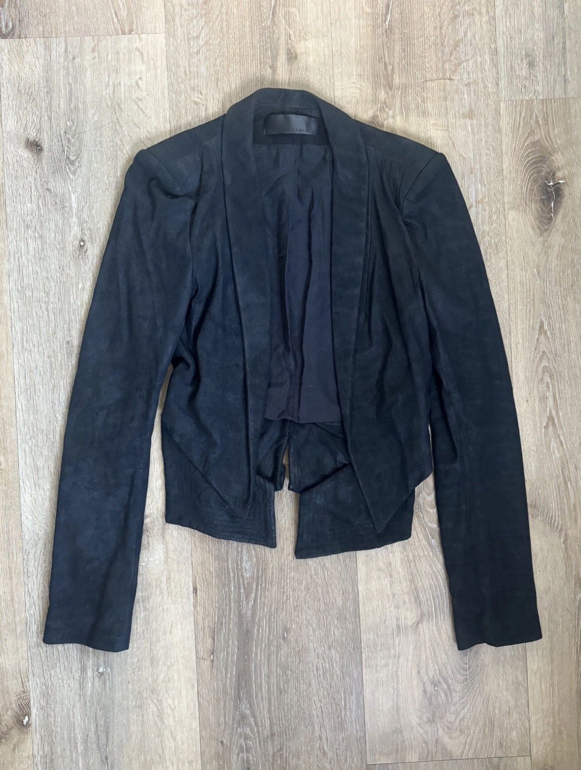 Haider Ackermann Haider Ackermann Draped Jacket Black Tailored Womens Size 40 Size S / US 4 / IT 40 - 1 Thumbnail