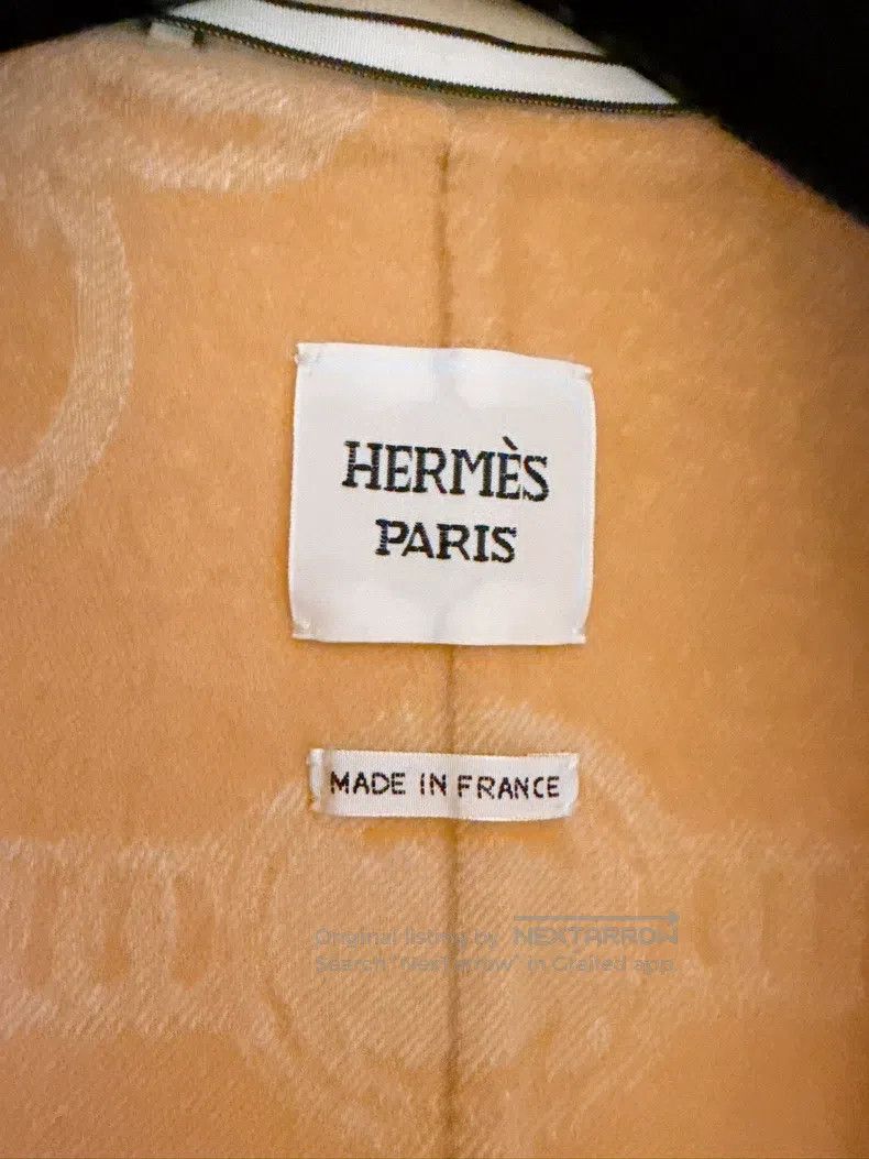 Hermes Hermes Eggshell Double-Sided Cashmere Coat Size XXS / US 00 / IT 34 - 7 Thumbnail