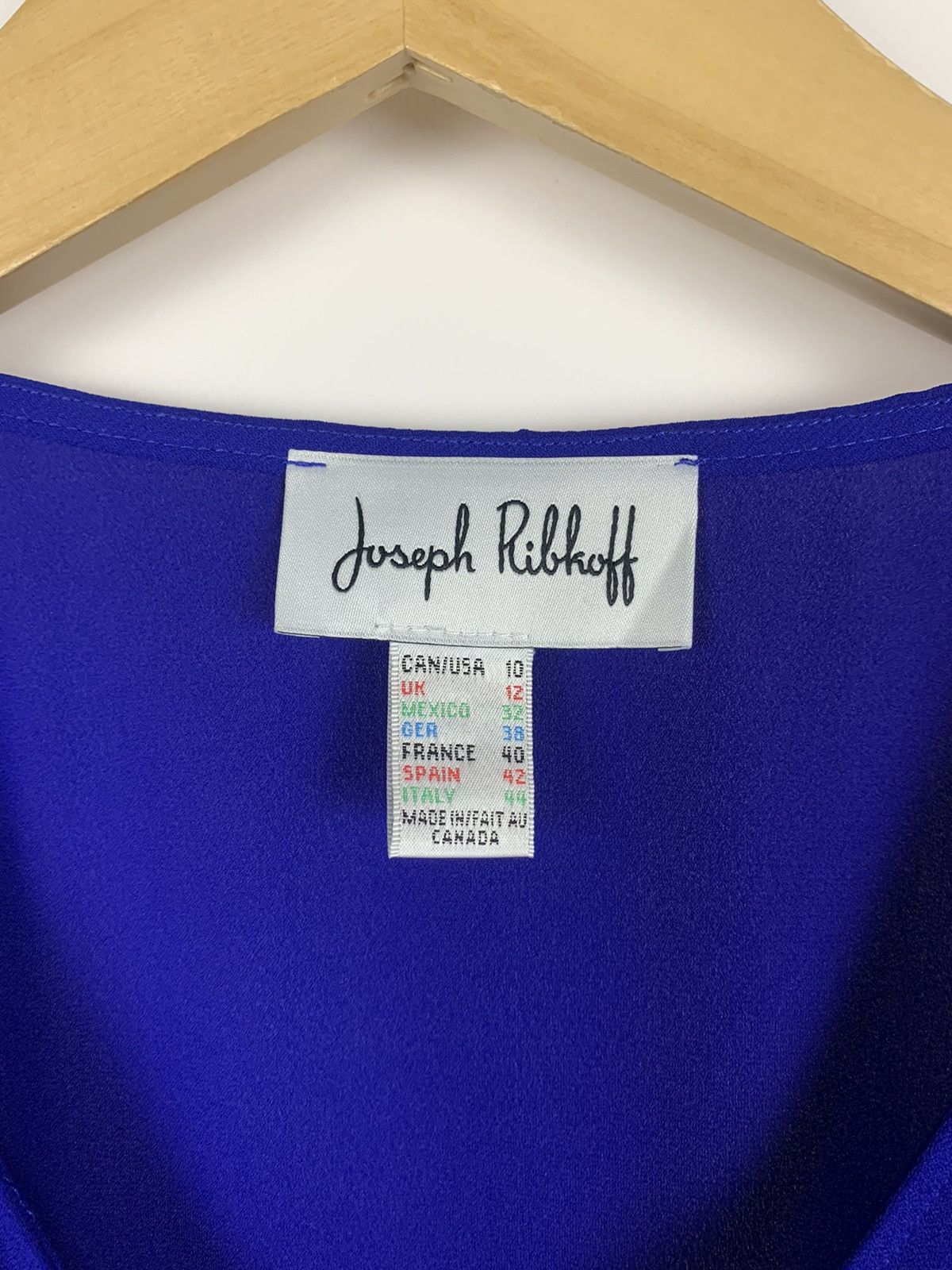 Joseph Ribkoff Joseph Ribkoff Buttons Blouse Shirt Women’s Size 10 Blue Size L / US 10 / IT 46 - 7 Thumbnail
