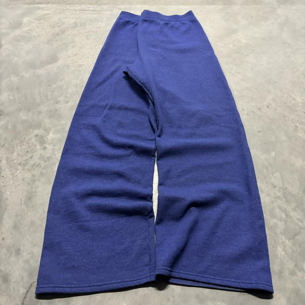 Japanese Brand × Vintage Crazy Vintage Y2K/2000s Blue Skater Essential Sweatpants! Size US 34 / EU 50 - 3 Thumbnail