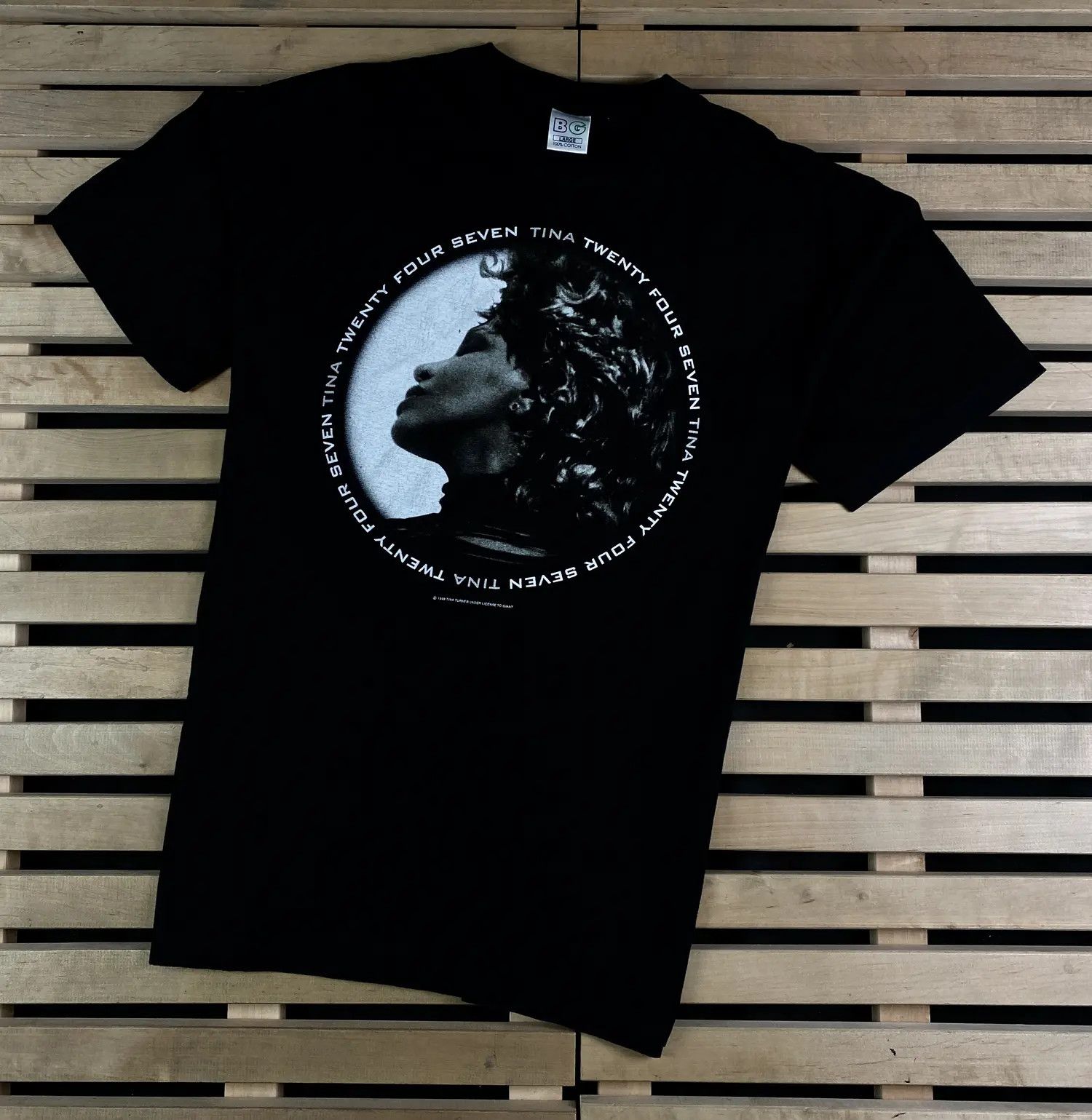Band Tees T Shirt Tina Turner 1999 Size L twenty four seven tour Size US L / EU 52-54 / 3 - 1 Thumbnail