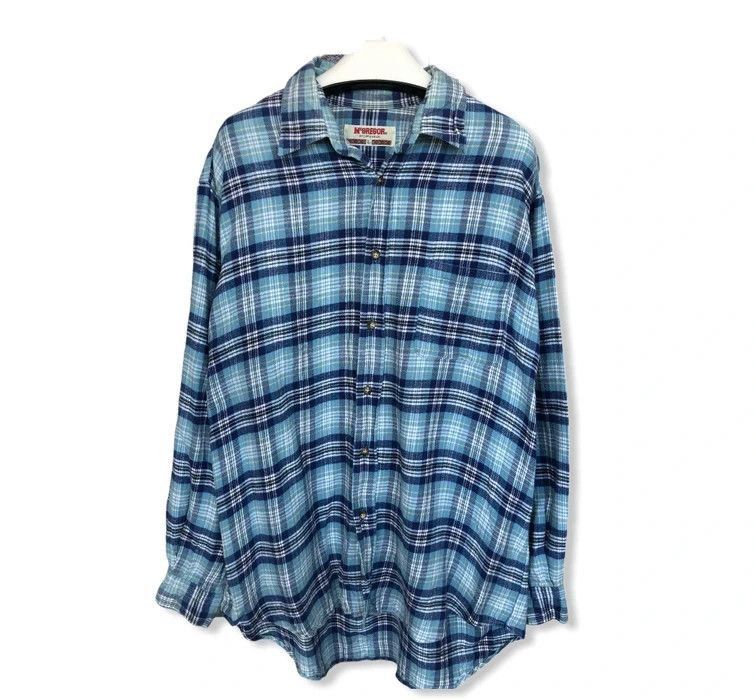 McGregor Vintage Mcgregor Checked Plaid Tartan Flannel Shirt 👕 Size US L / EU 52-54 / 3 - 1 Thumbnail
