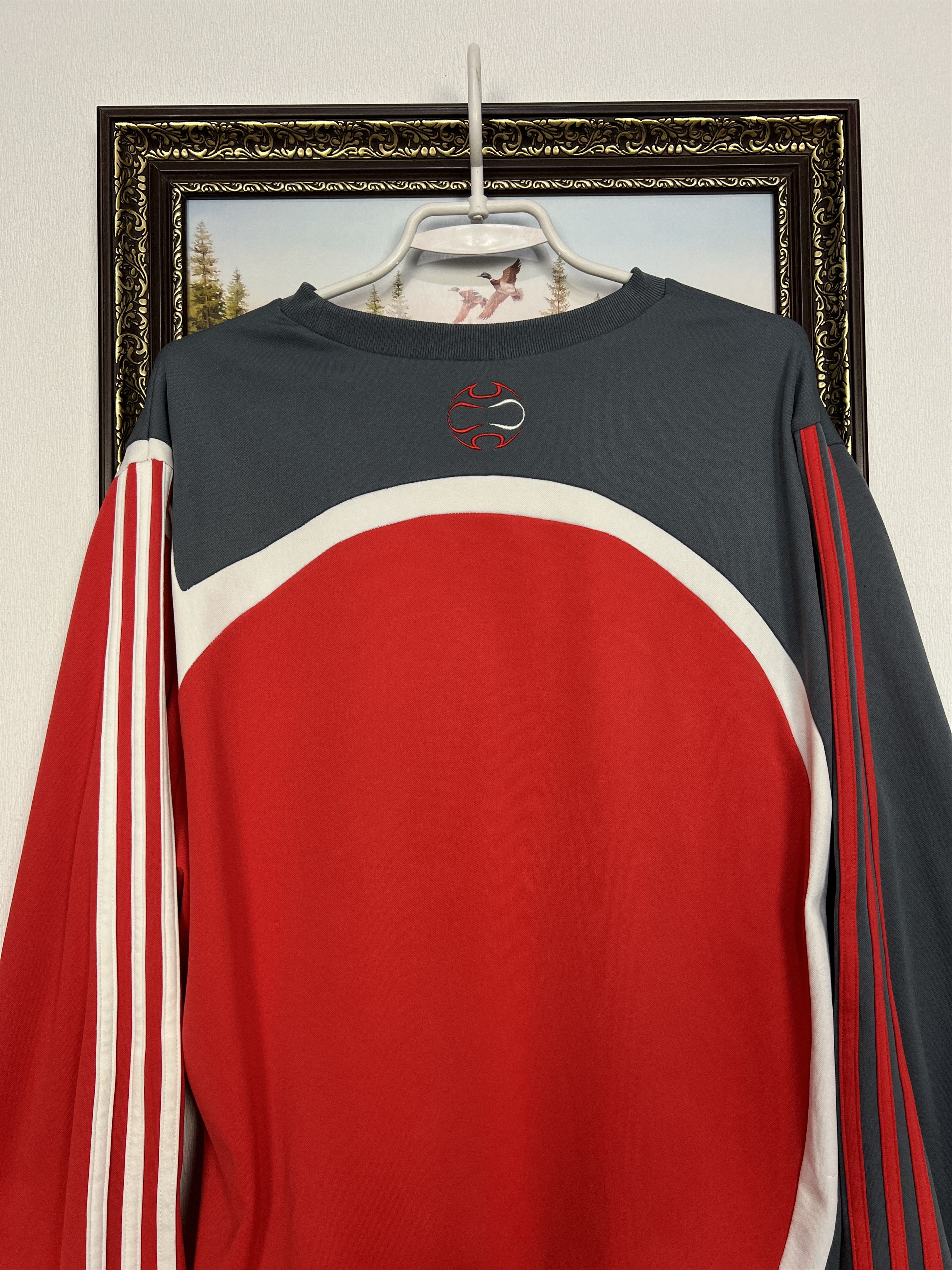Adidas Vintage Benfica Football Sweatshirt Soccer Track Crewneck Size US L / EU 52-54 / 3 - 12 Thumbnail
