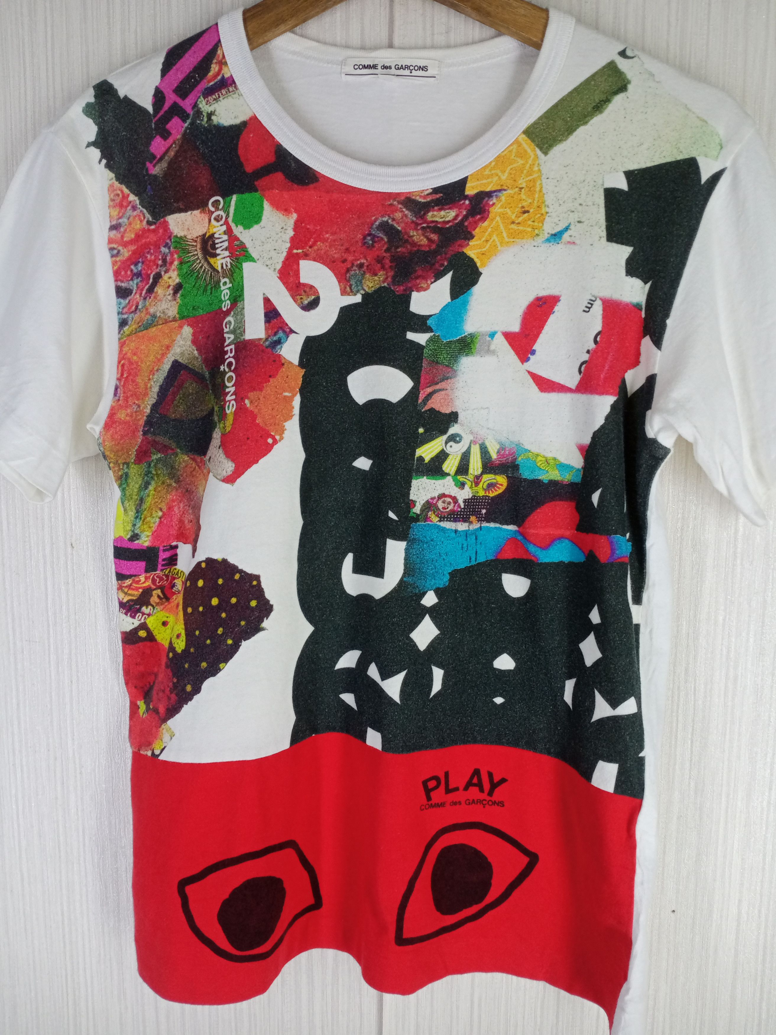 Comme des Garcons Rare Vintage Comme Des Garcons Collage Fullprint Tshirt Size US S / EU 44-46 / 1 - 2 Thumbnail